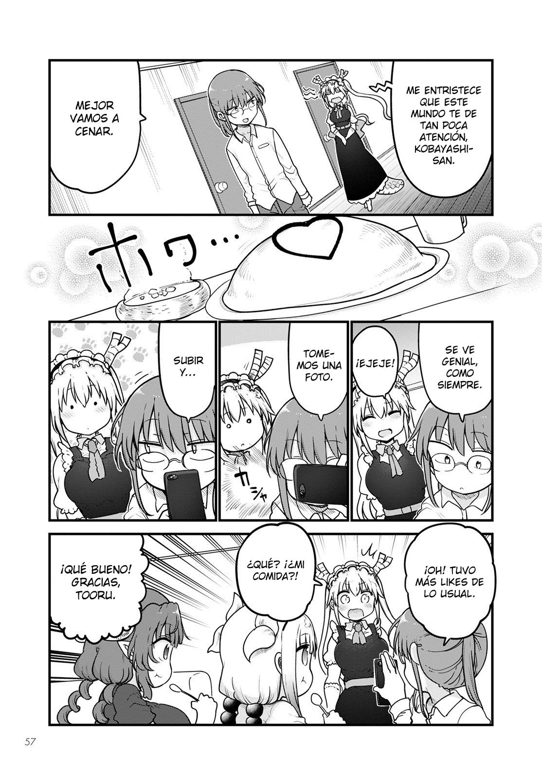 Kobayashi-san Chi no Maid Dragon Capitulo 121: Tooru Y Las Fotos página 4