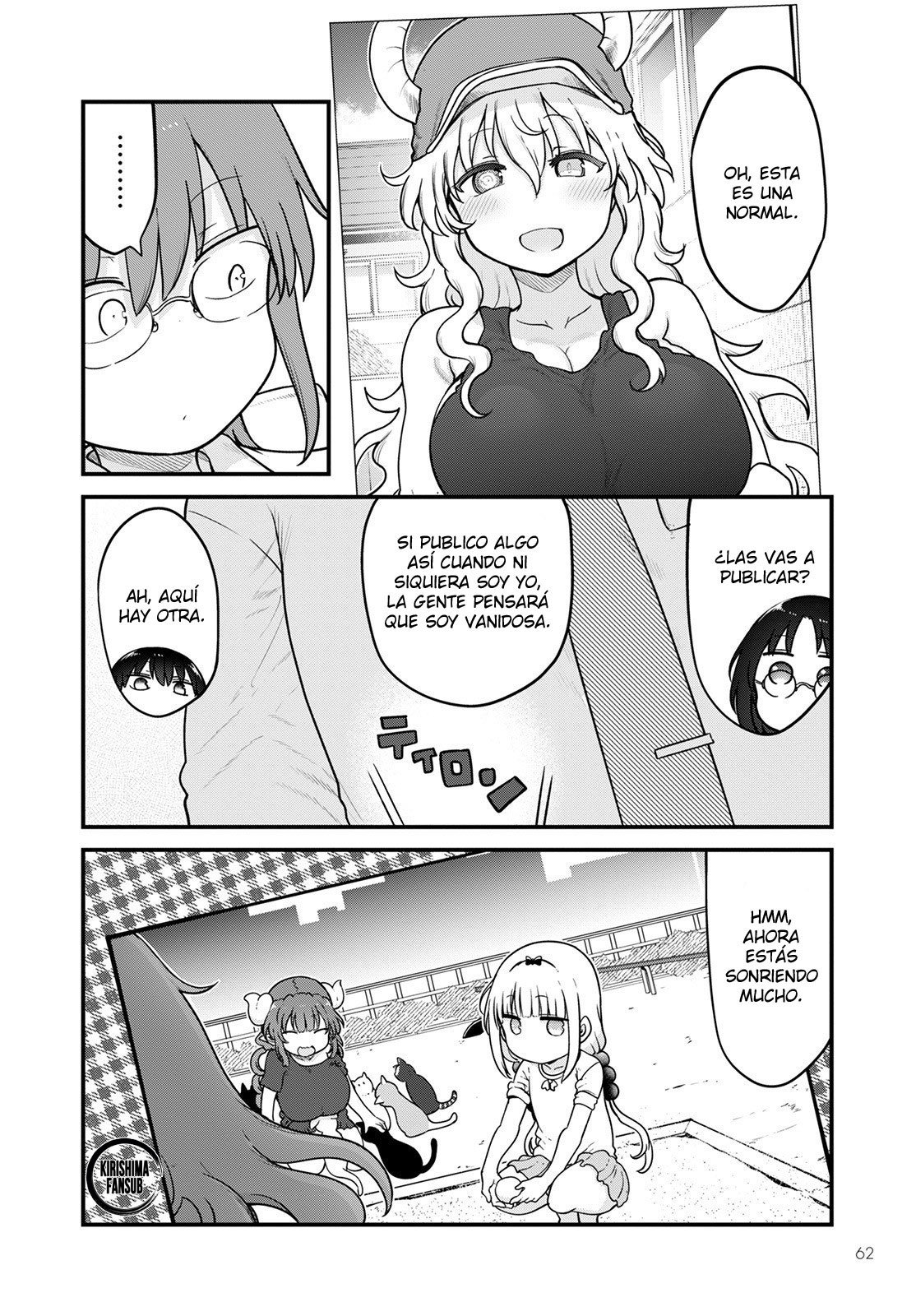 Kobayashi-san Chi no Maid Dragon Capitulo 121: Tooru Y Las Fotos página 9