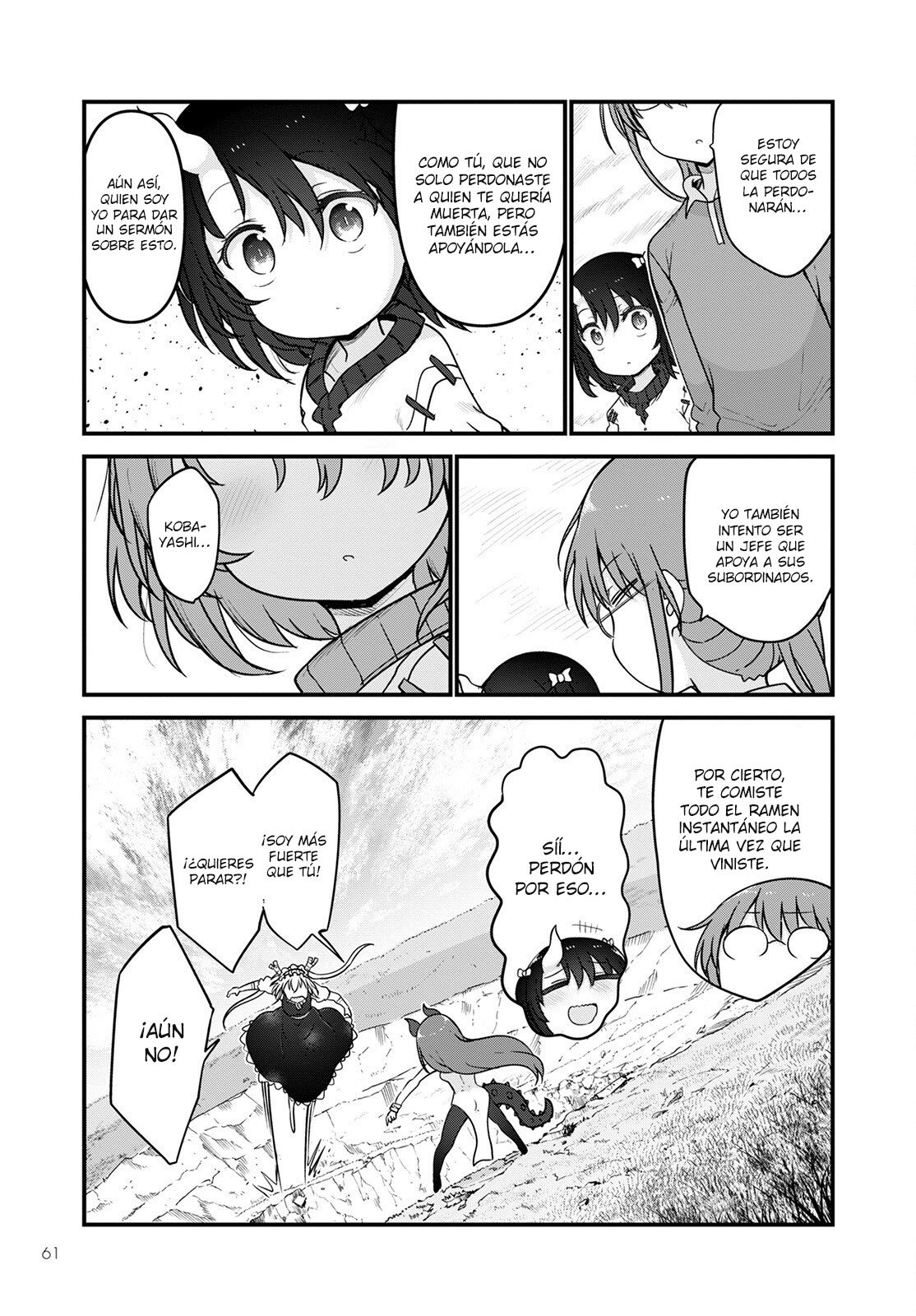 Kobayashi-san Chi no Maid Dragon Capitulo 122 página 14