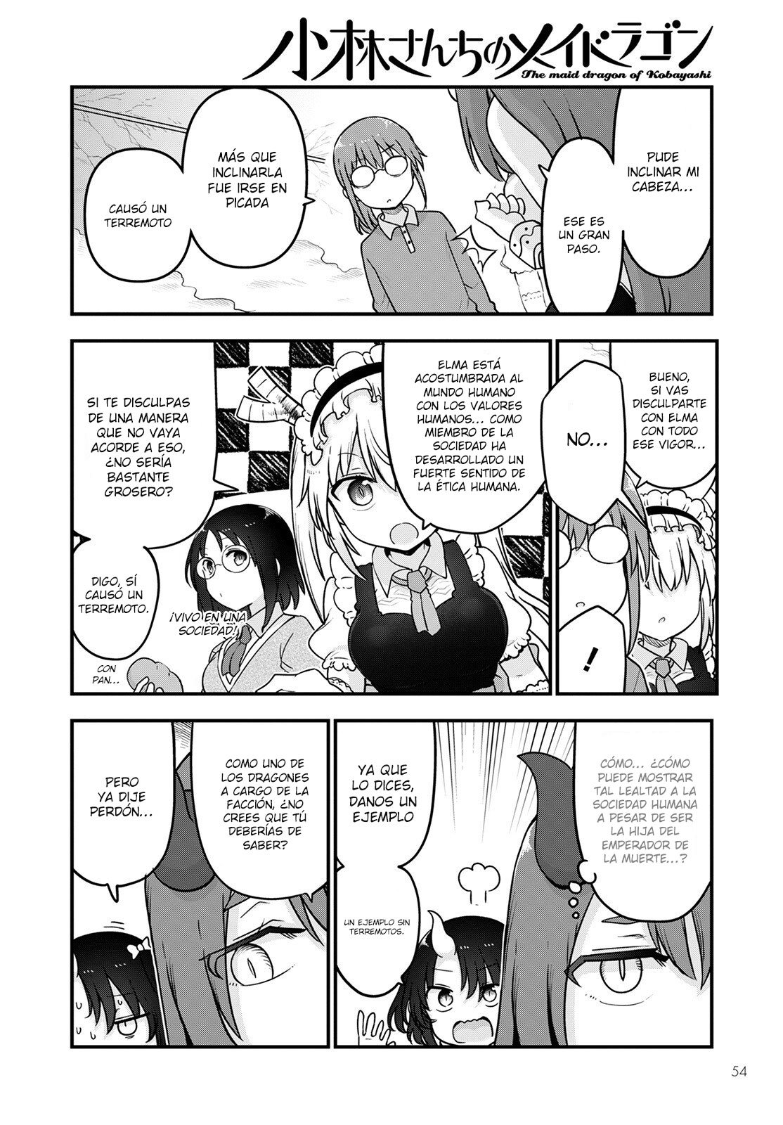 Kobayashi-san Chi no Maid Dragon Capitulo 122 página 7