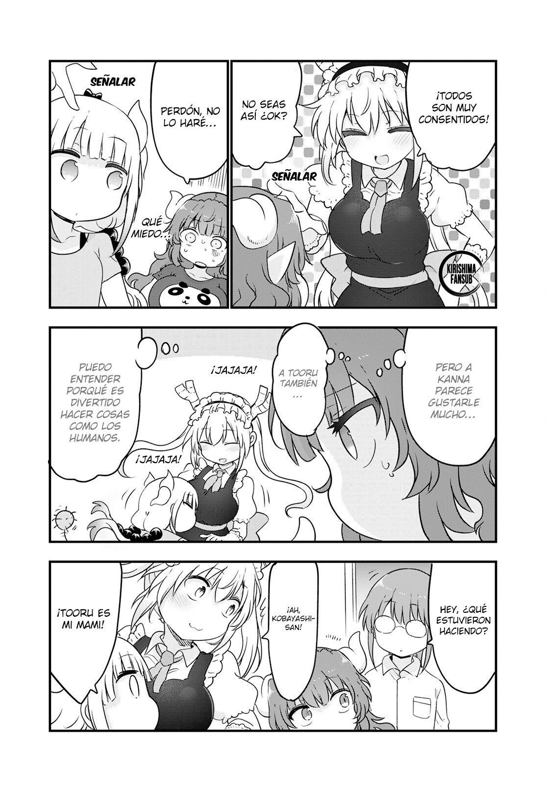 Kobayashi-san Chi no Maid Dragon Capitulo 123 página 12