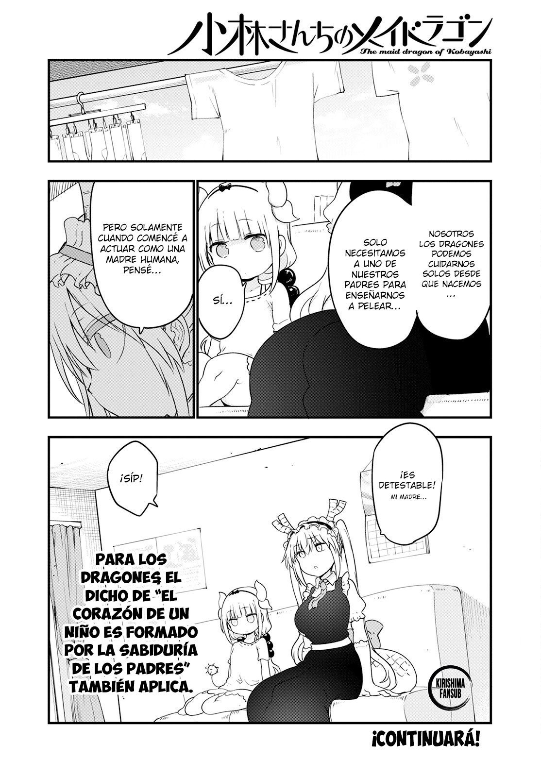 Kobayashi-san Chi no Maid Dragon Capitulo 123 página 15