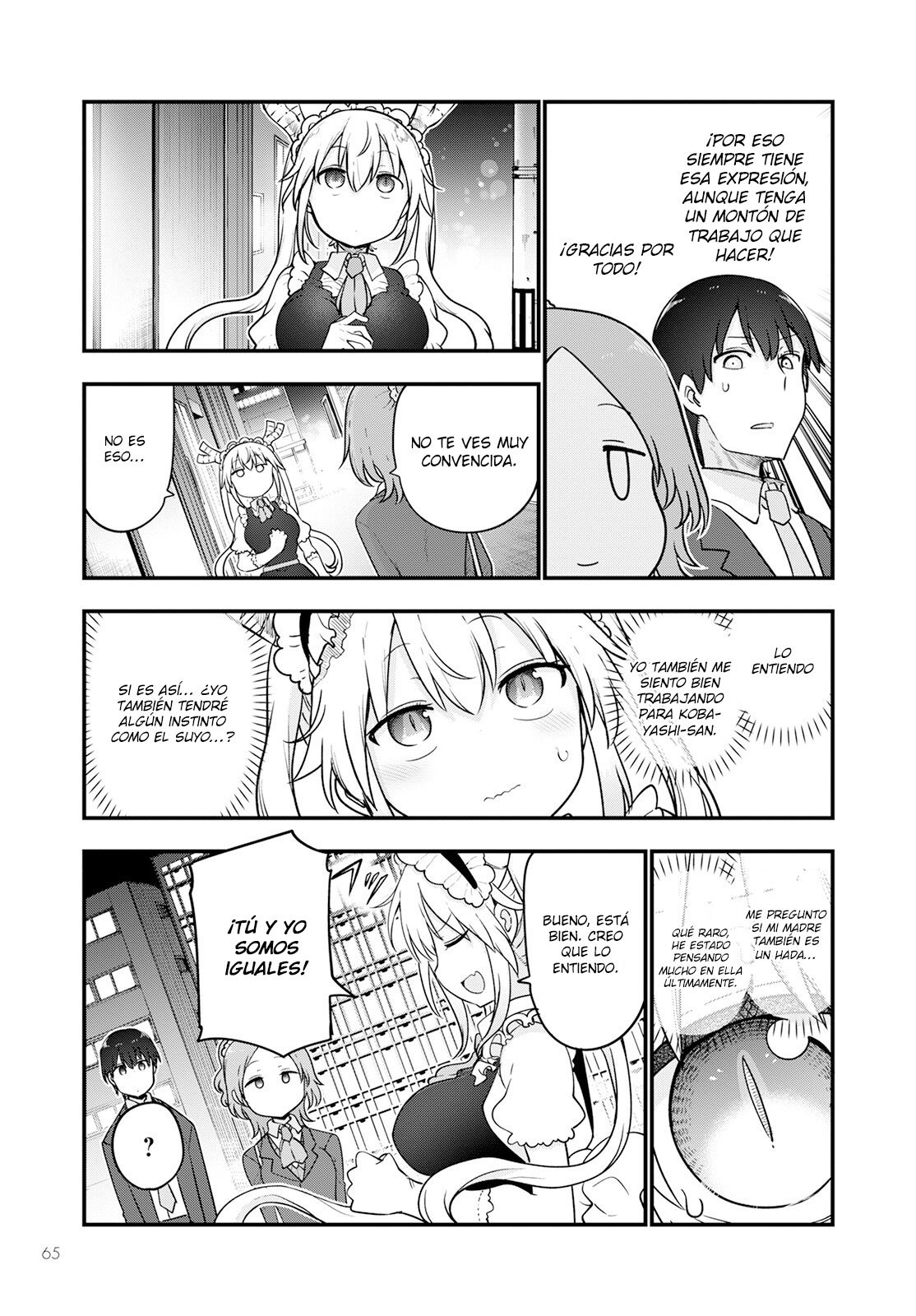 Kobayashi-san Chi no Maid Dragon Capitulo 124 página 12