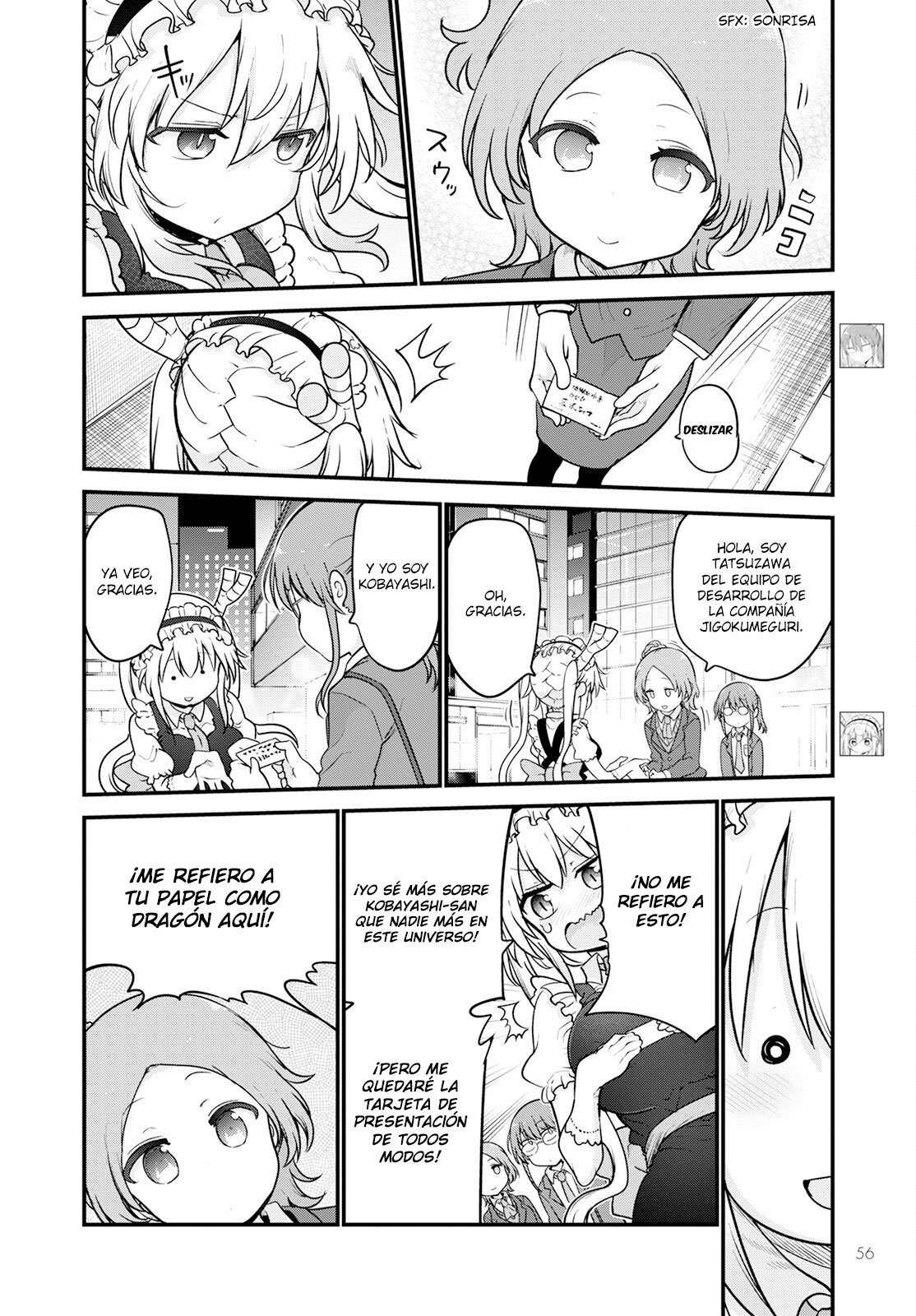 Kobayashi-san Chi no Maid Dragon Capitulo 124 página 3