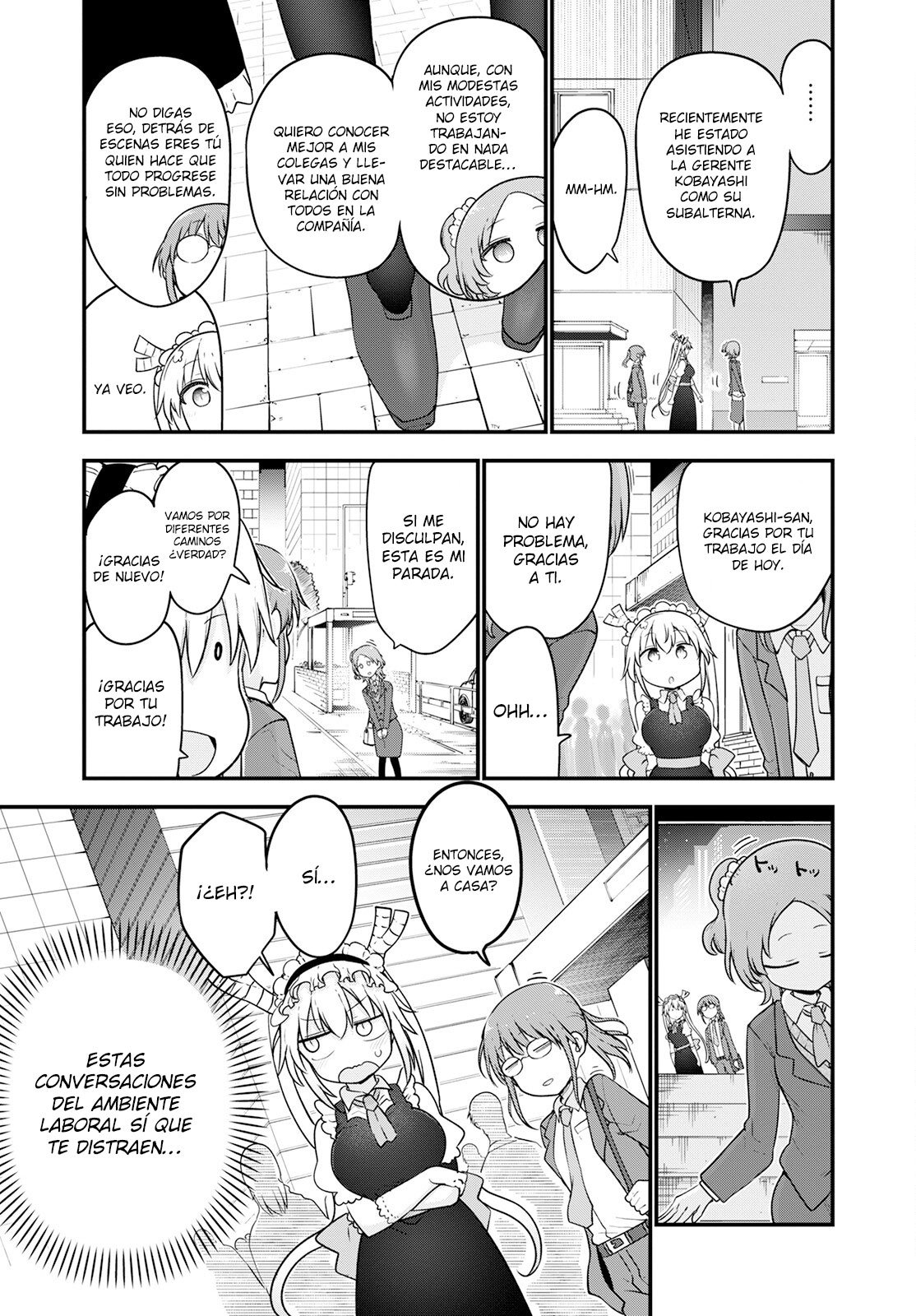 Kobayashi-san Chi no Maid Dragon Capitulo 124 página 4