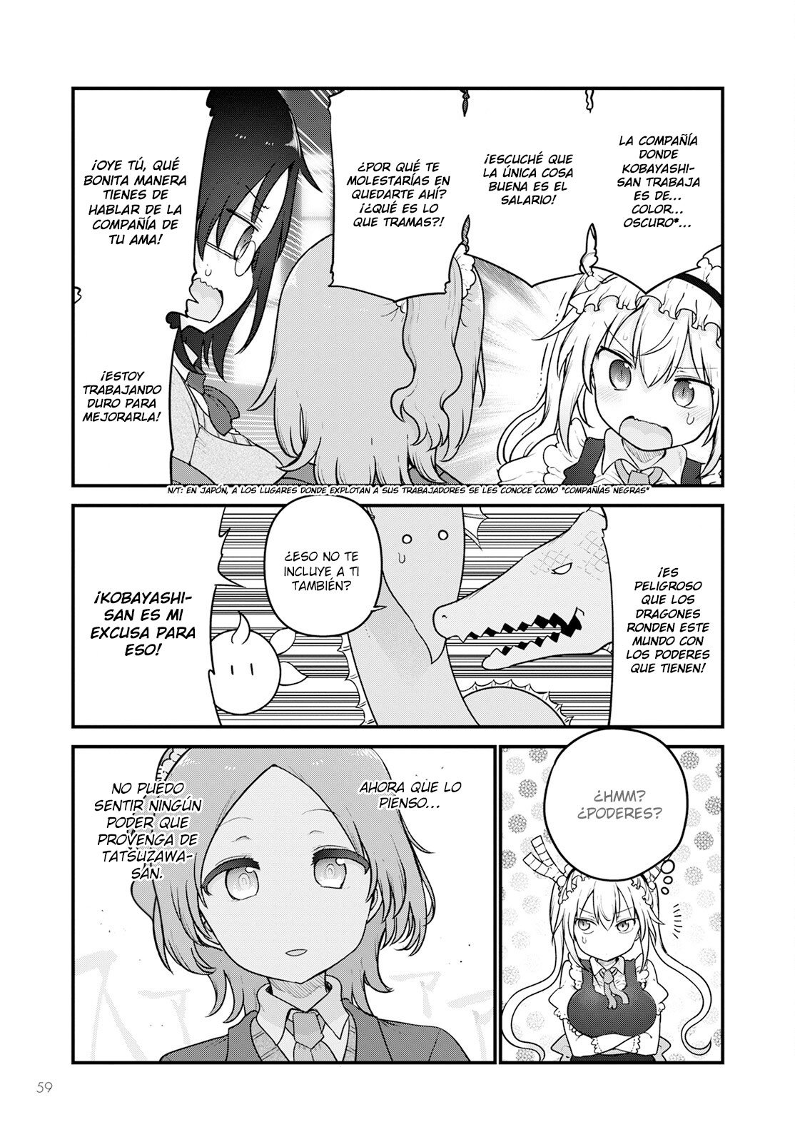 Kobayashi-san Chi no Maid Dragon Capitulo 124 página 6