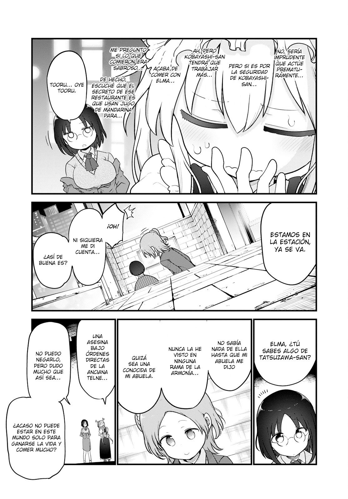 Kobayashi-san Chi no Maid Dragon Capitulo 124 página 8