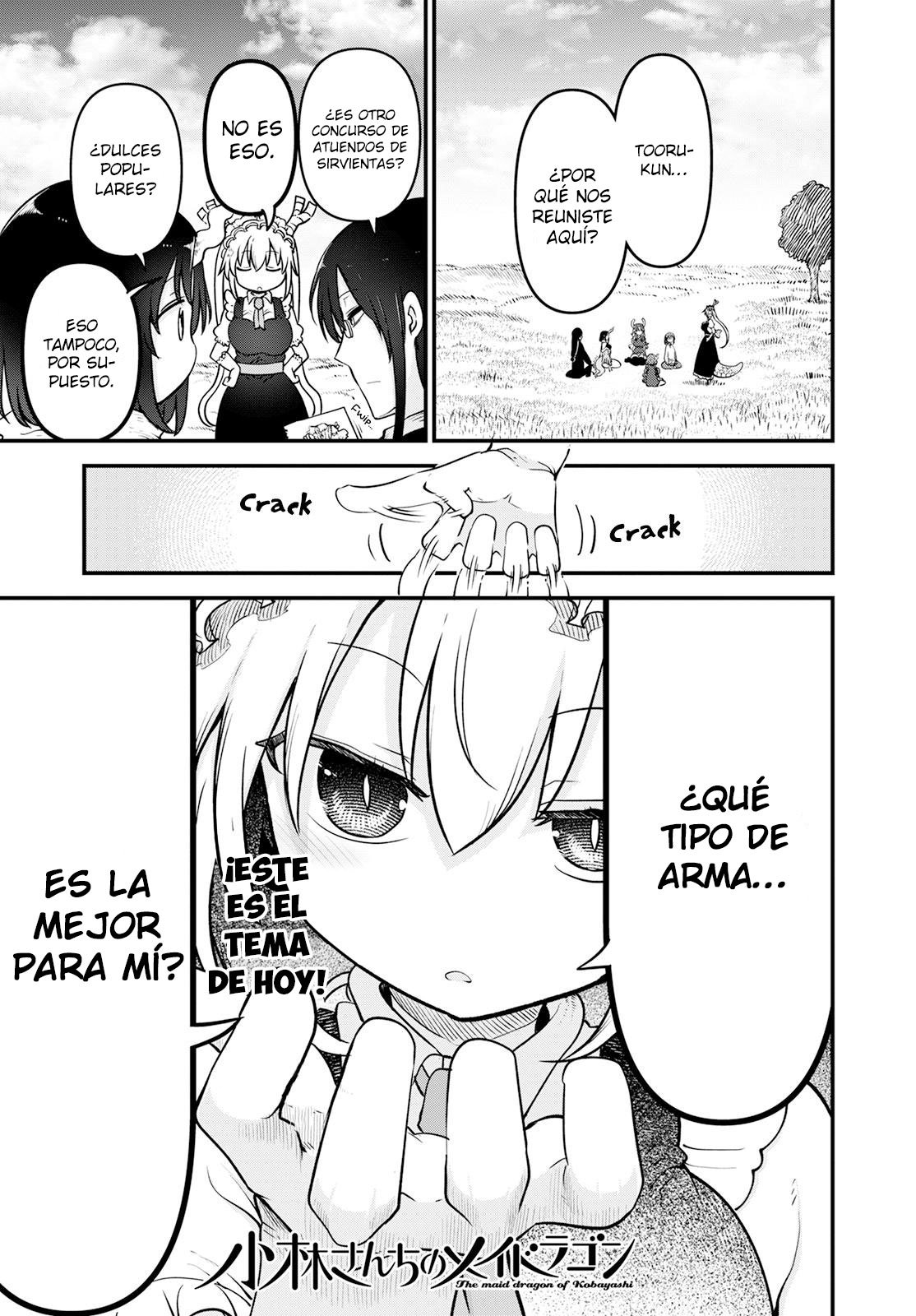 Kobayashi-san Chi no Maid Dragon Capitulo 126: Tooru y las armas página 2