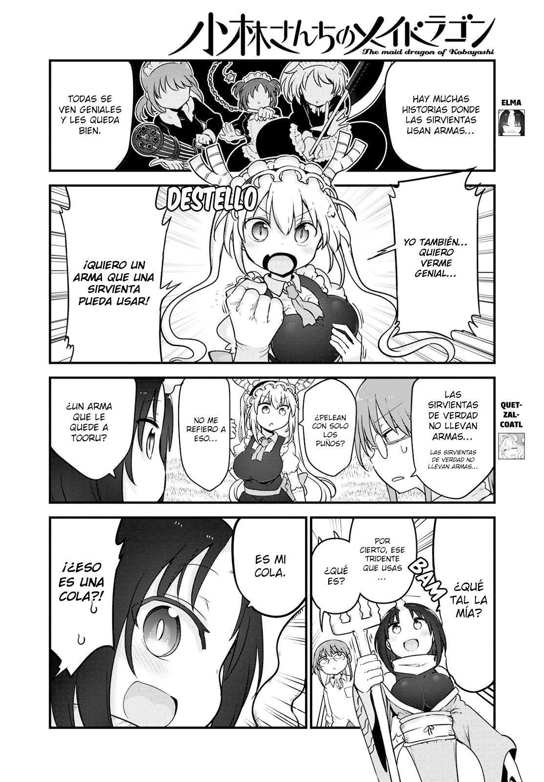 Kobayashi-san Chi no Maid Dragon Capitulo 126: Tooru y las armas página 5