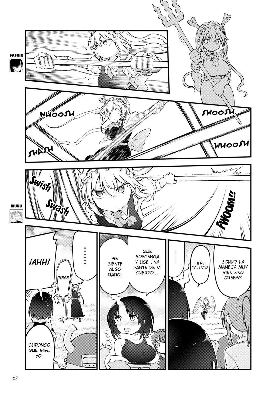 Kobayashi-san Chi no Maid Dragon Capitulo 126: Tooru y las armas página 6