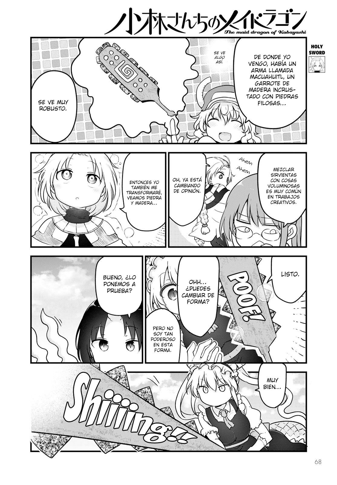 Kobayashi-san Chi no Maid Dragon Capitulo 126: Tooru y las armas página 7