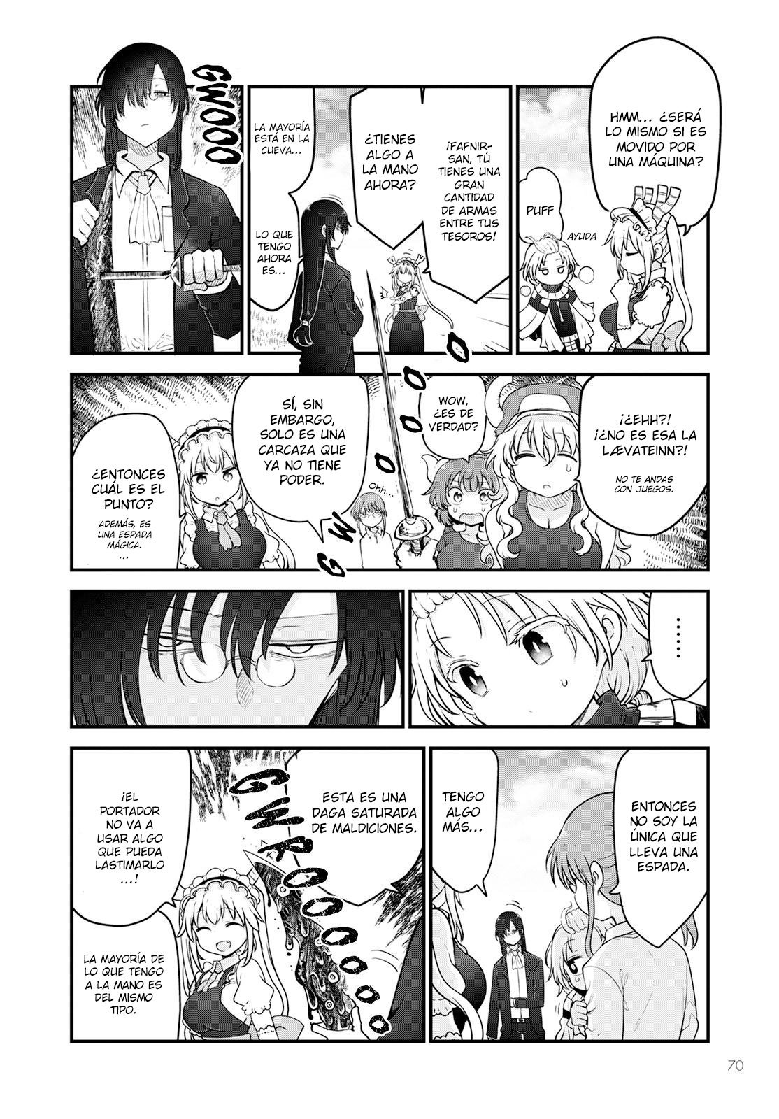 Kobayashi-san Chi no Maid Dragon Capitulo 126: Tooru y las armas página 9