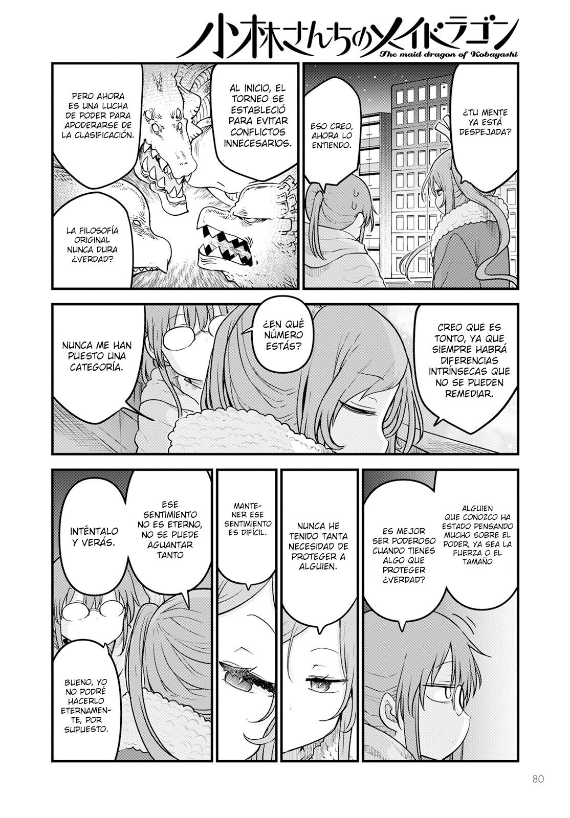 Kobayashi-san Chi no Maid Dragon Capitulo 127 página 11