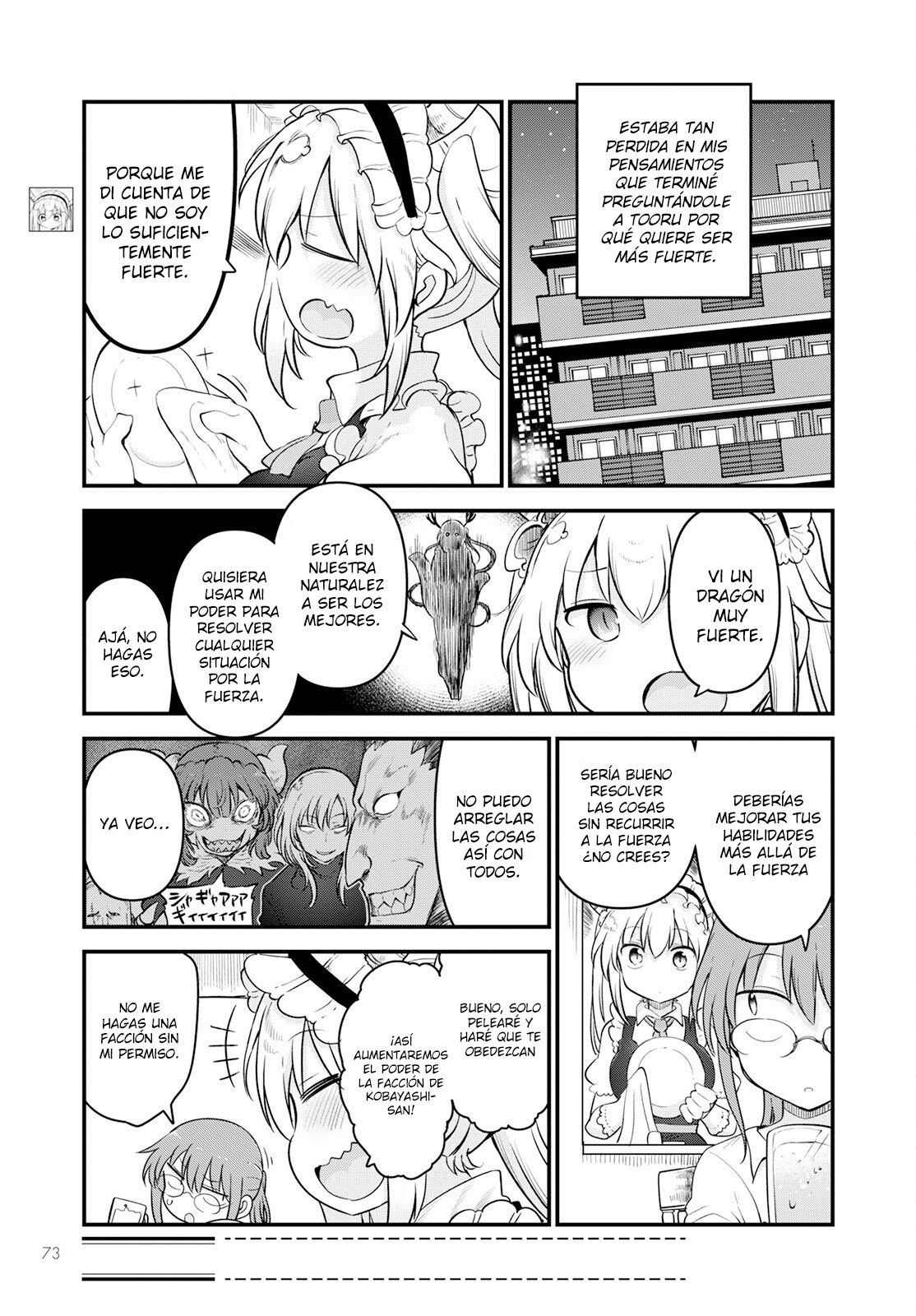 Kobayashi-san Chi no Maid Dragon Capitulo 127 página 4