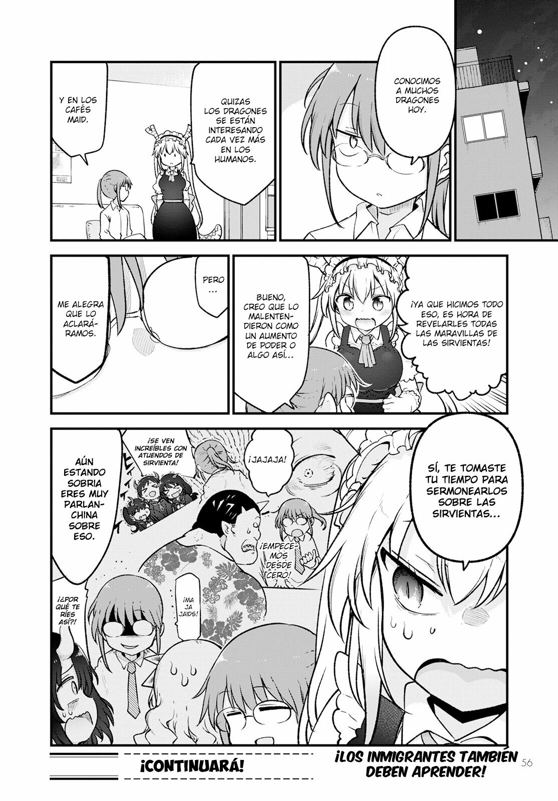 Kobayashi-san Chi no Maid Dragon Capitulo 128 página 15