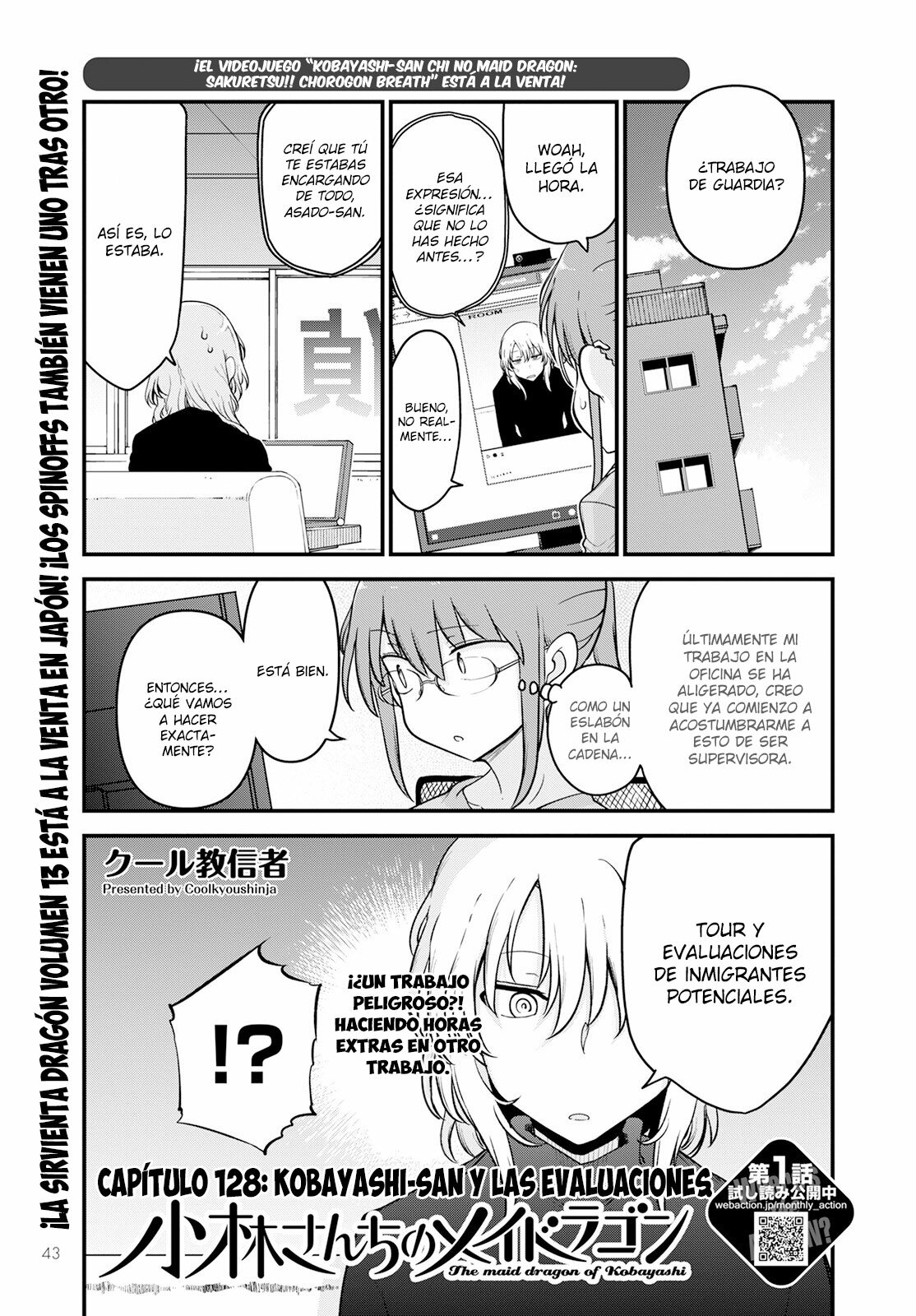 Kobayashi-san Chi no Maid Dragon Capitulo 128 página 2
