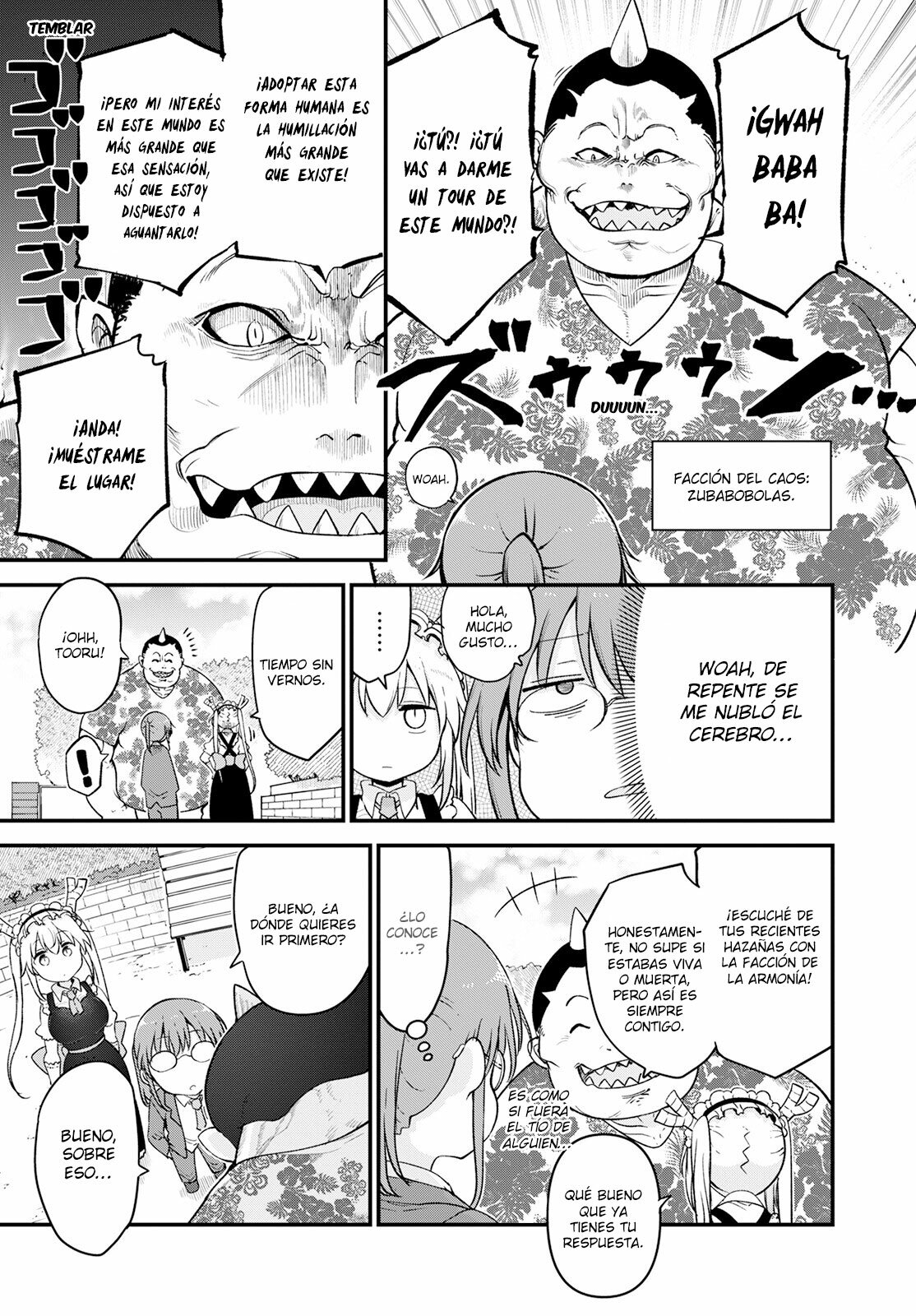 Kobayashi-san Chi no Maid Dragon Capitulo 128 página 4