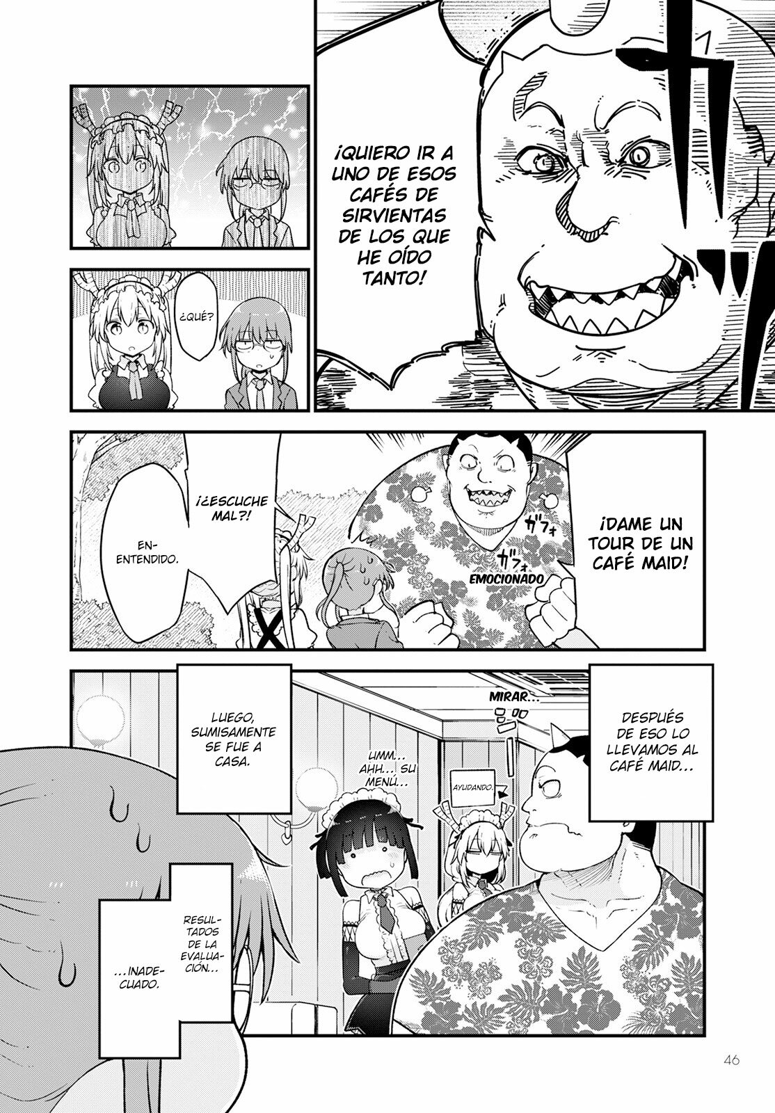 Kobayashi-san Chi no Maid Dragon Capitulo 128 página 5