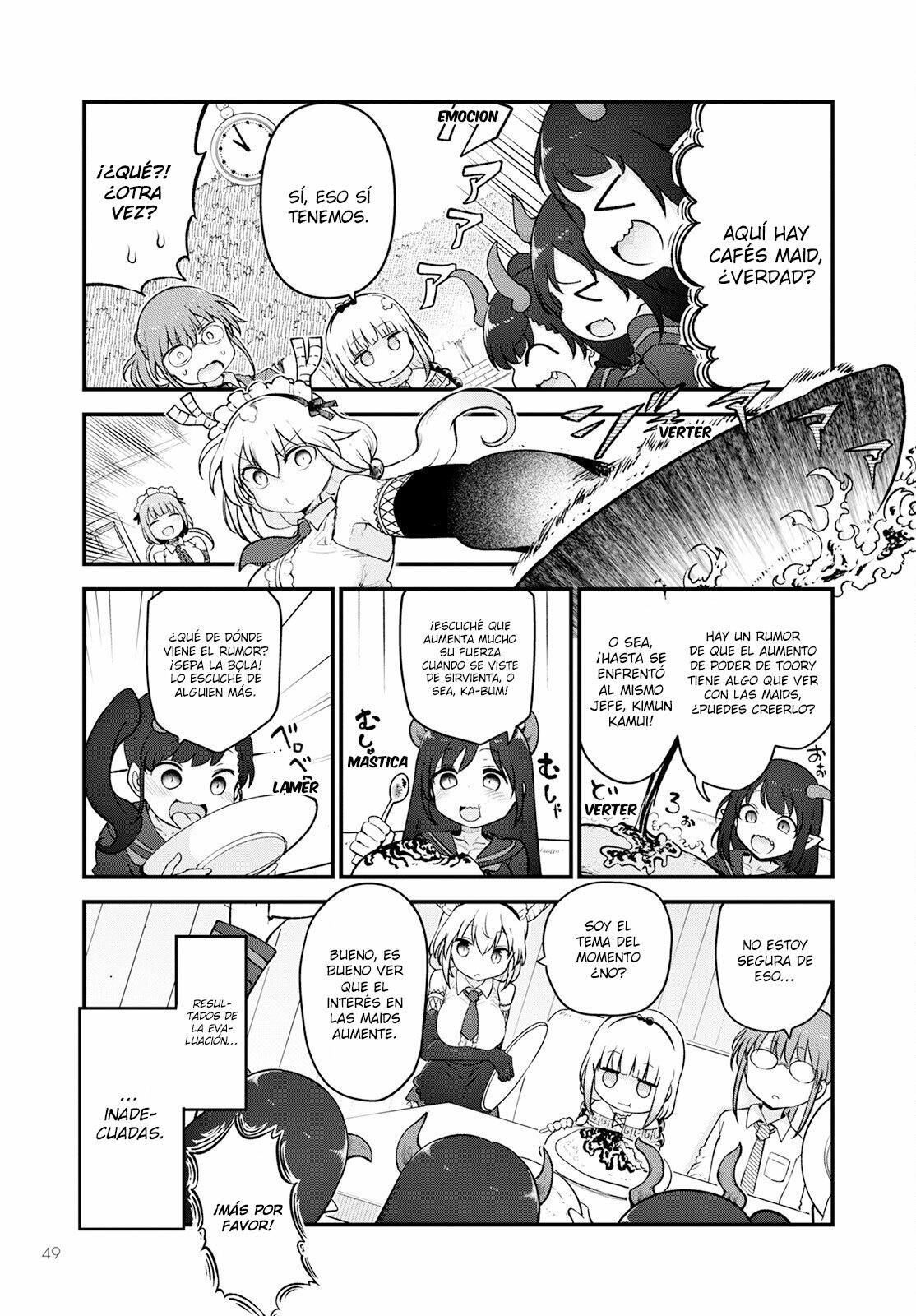 Kobayashi-san Chi no Maid Dragon Capitulo 128 página 8