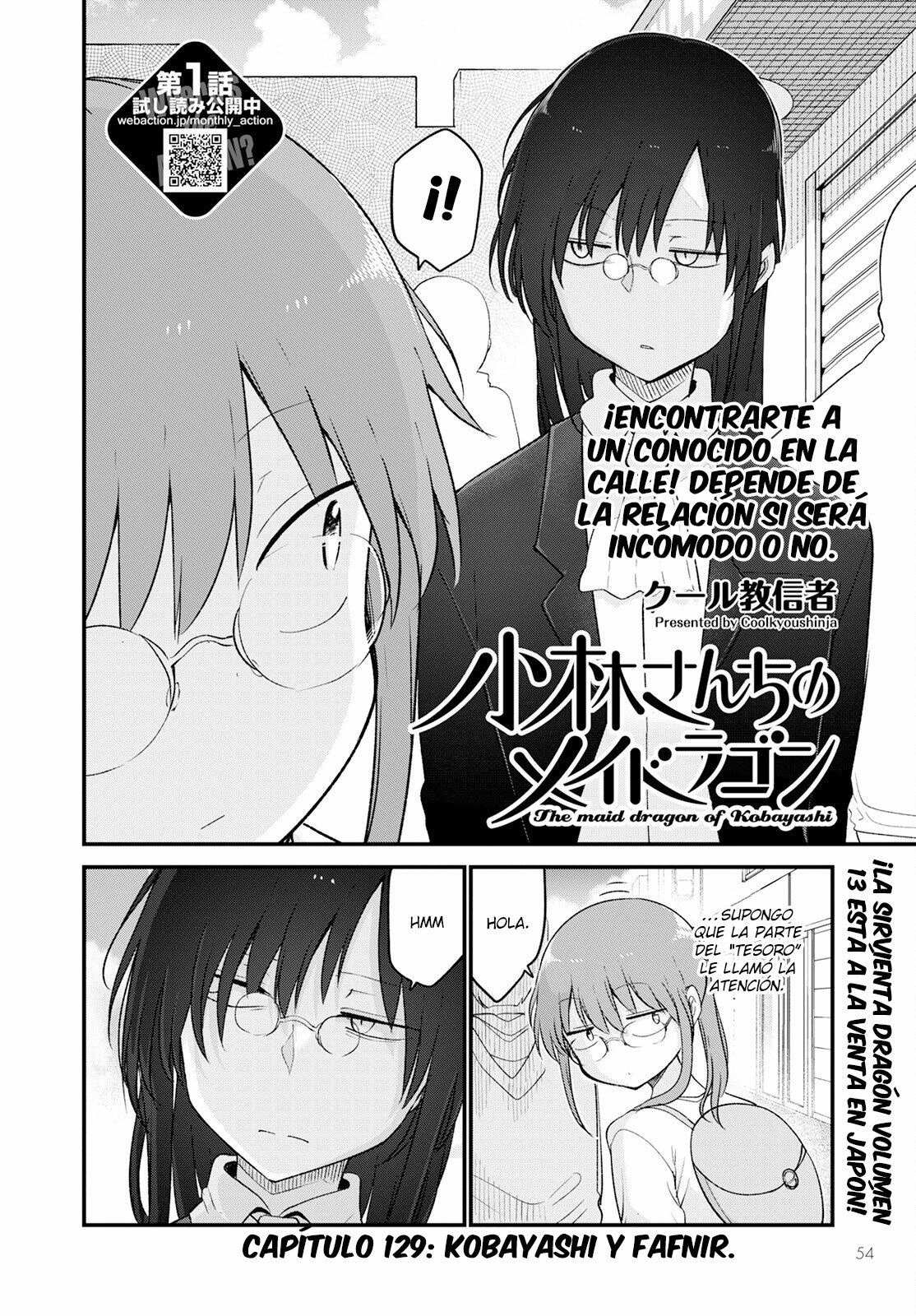 Kobayashi-san Chi no Maid Dragon Capitulo 129 página 3