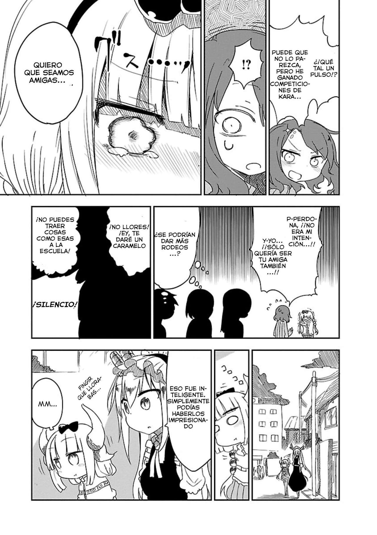 Kobayashi-san Chi no Maid Dragon Capitulo 13: Kanna y la Escuela página 10