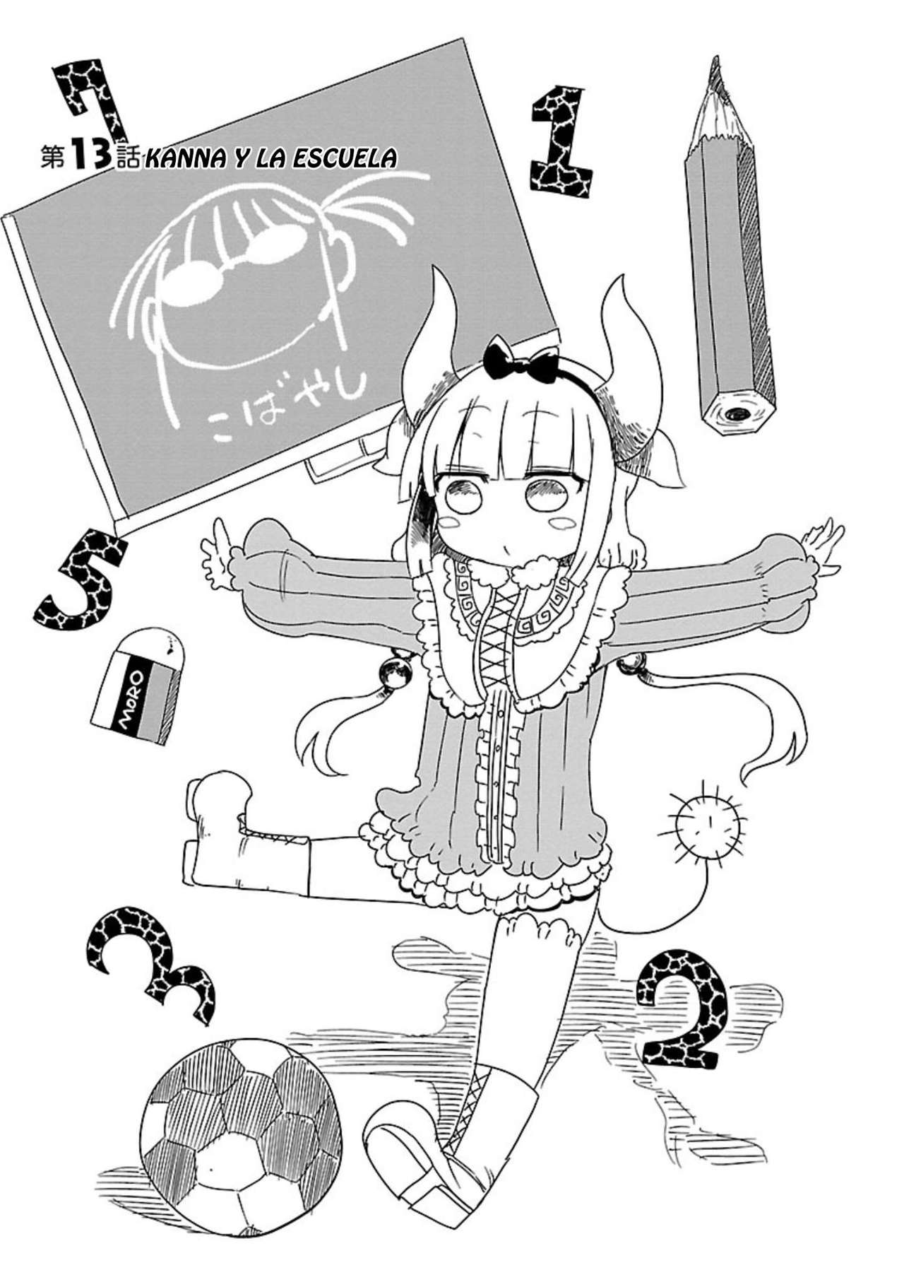 Kobayashi-san Chi no Maid Dragon Capitulo 13: Kanna y la Escuela página 2