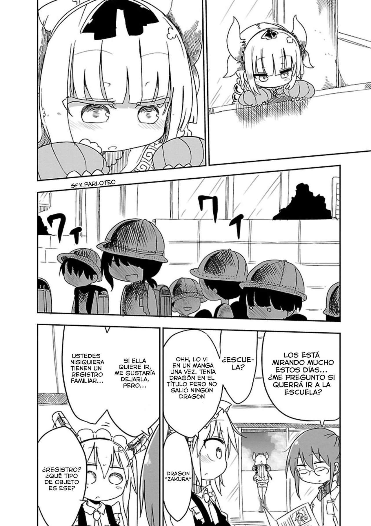 Kobayashi-san Chi no Maid Dragon Capitulo 13: Kanna y la Escuela página 3