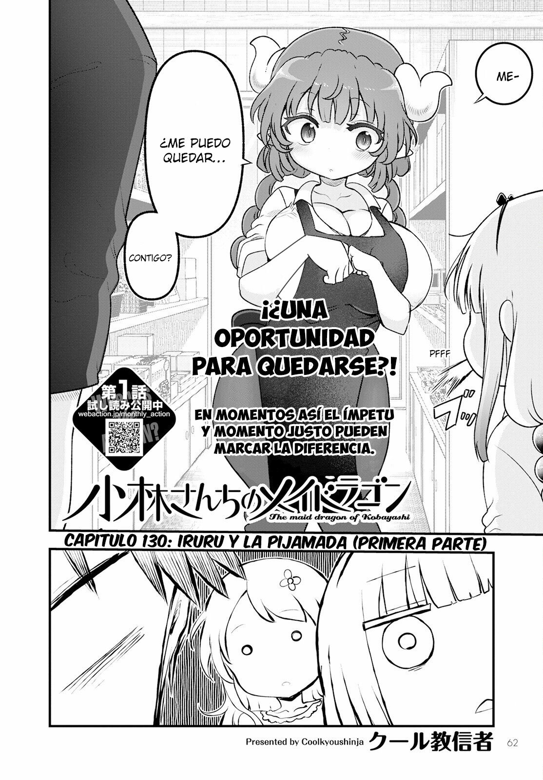 Kobayashi-san Chi no Maid Dragon Capitulo 130 página 3