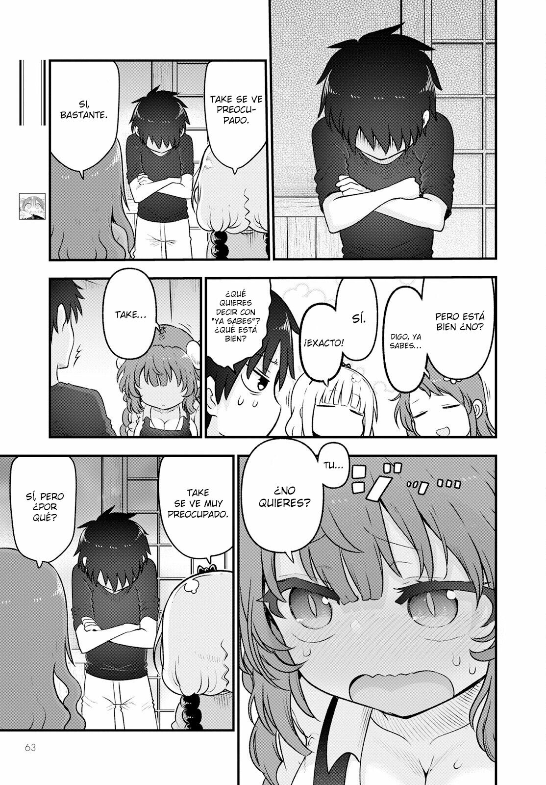 Kobayashi-san Chi no Maid Dragon Capitulo 130 página 4