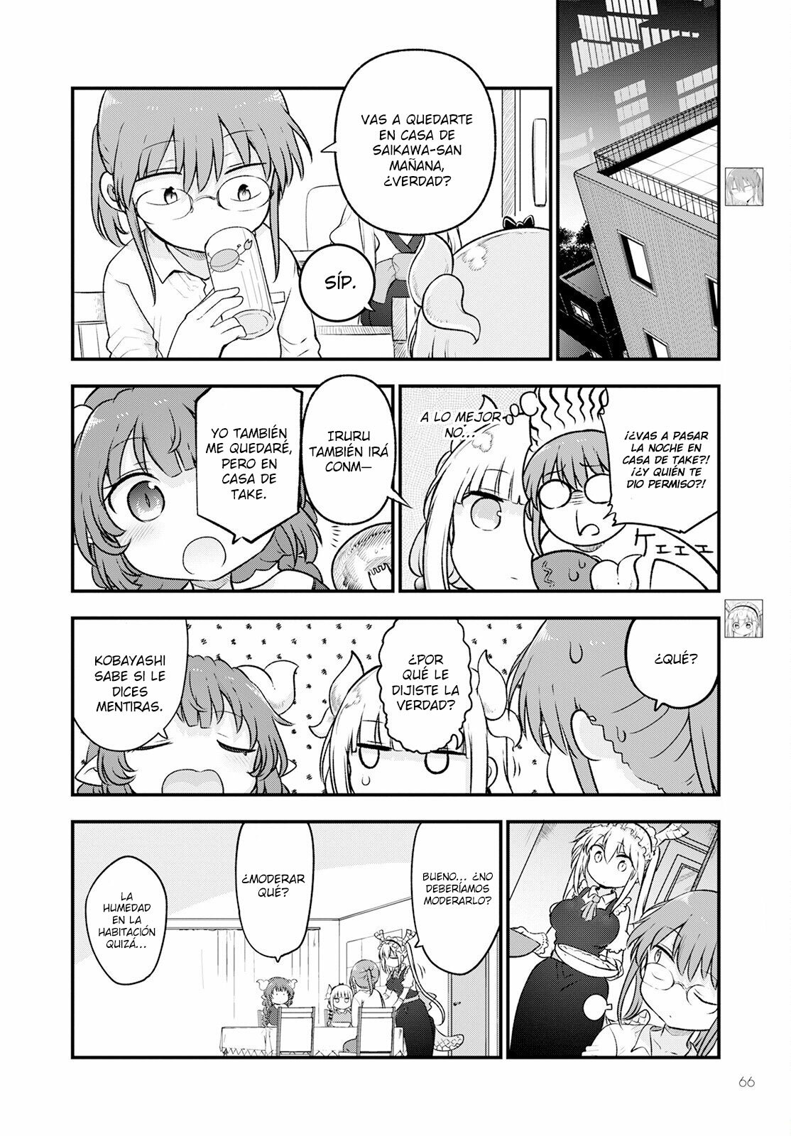 Kobayashi-san Chi no Maid Dragon Capitulo 130 página 7