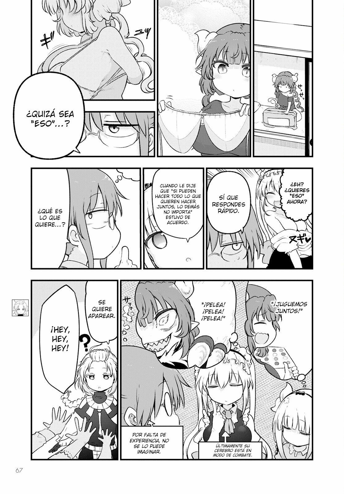 Kobayashi-san Chi no Maid Dragon Capitulo 130 página 8