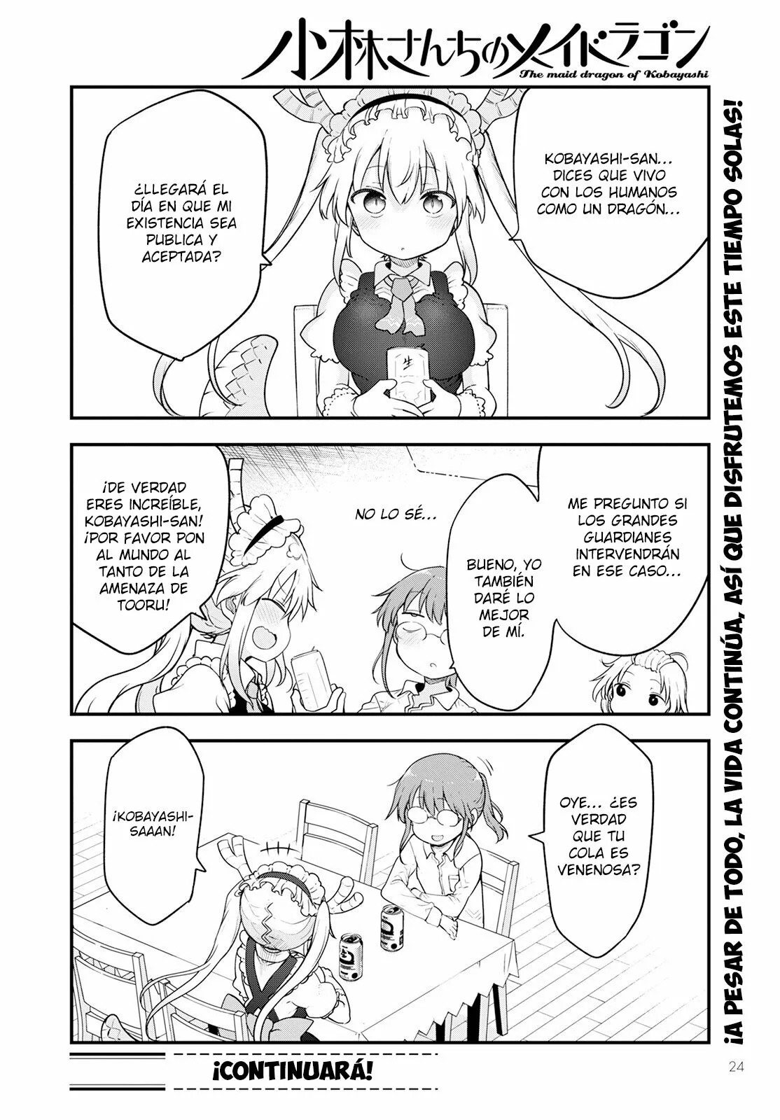 Kobayashi-san Chi no Maid Dragon Capitulo 132 página 15