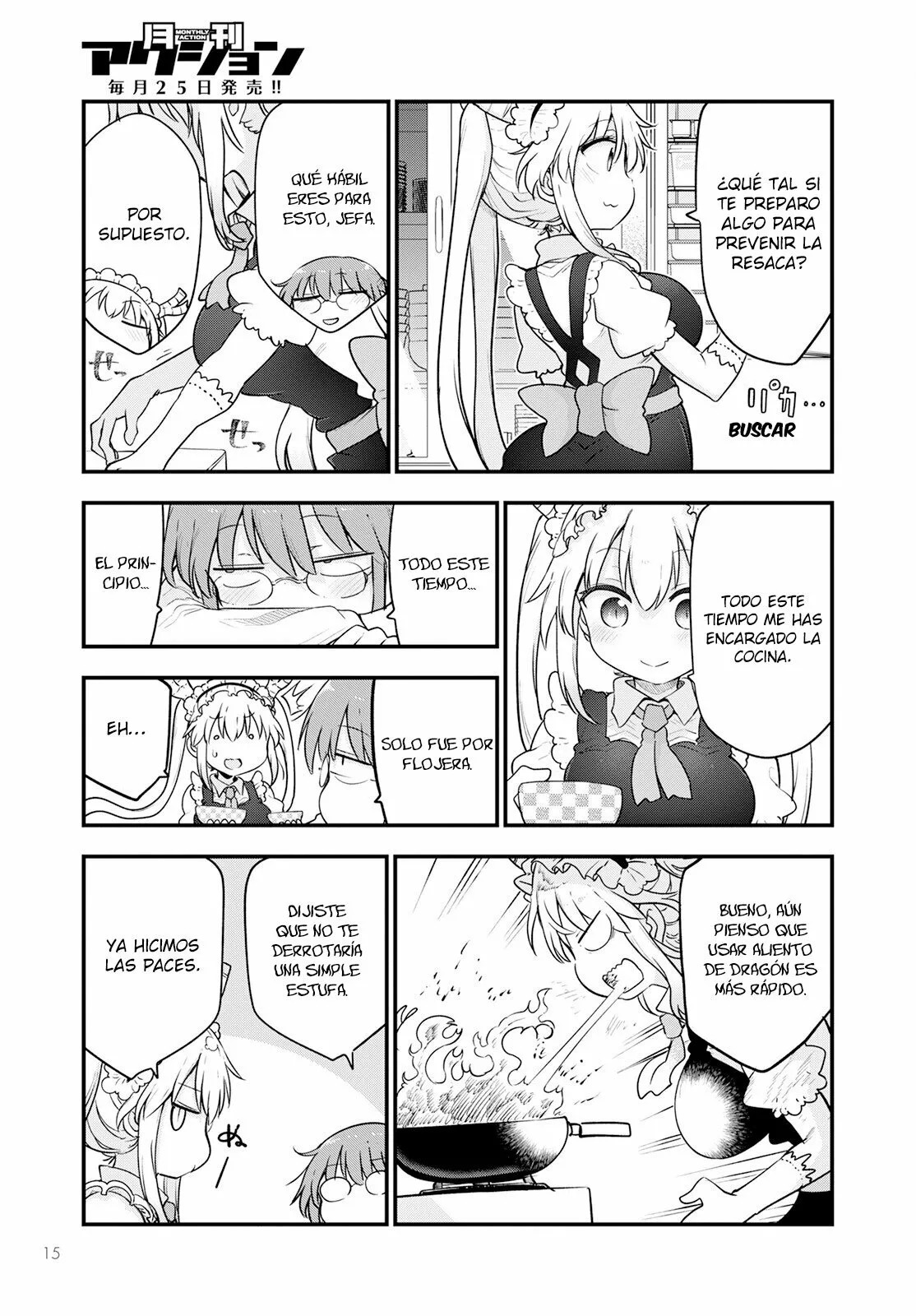 Kobayashi-san Chi no Maid Dragon Capitulo 132 página 6