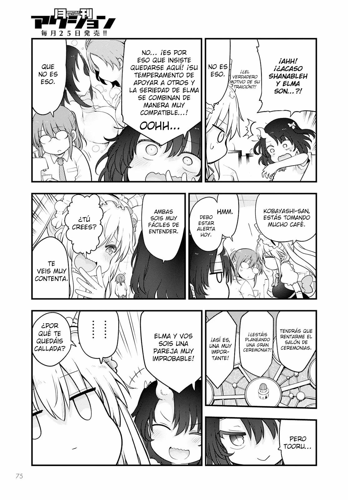 Kobayashi-san Chi no Maid Dragon Capitulo 133 página 10