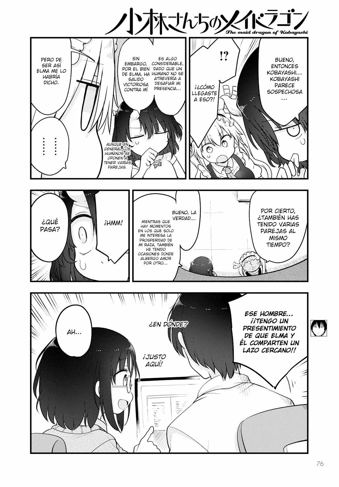 Kobayashi-san Chi no Maid Dragon Capitulo 133 página 11