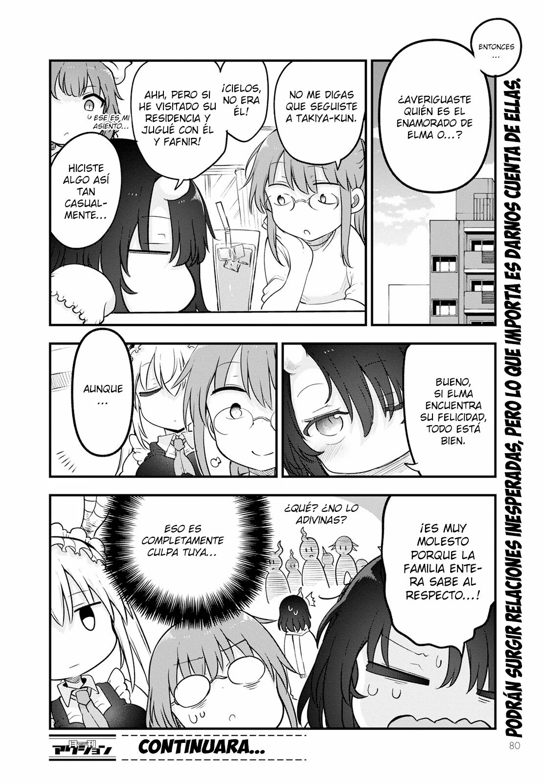 Kobayashi-san Chi no Maid Dragon Capitulo 133 página 15