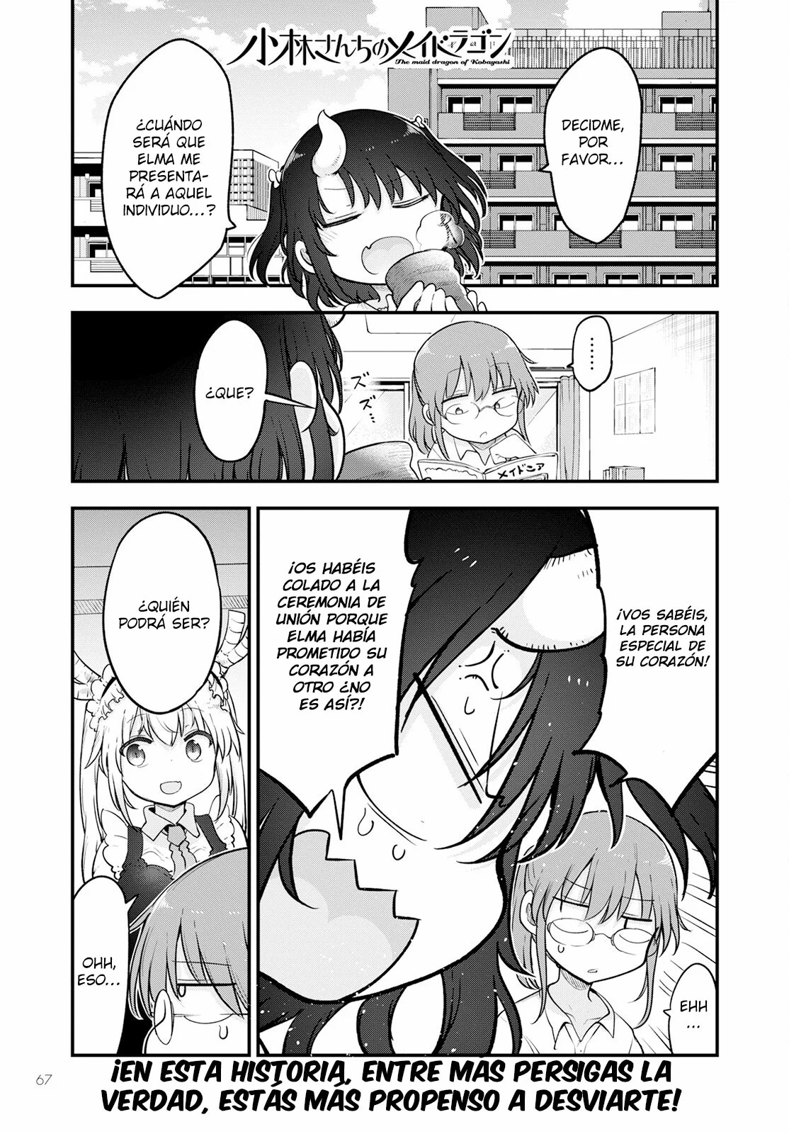 Kobayashi-san Chi no Maid Dragon Capitulo 133 página 2