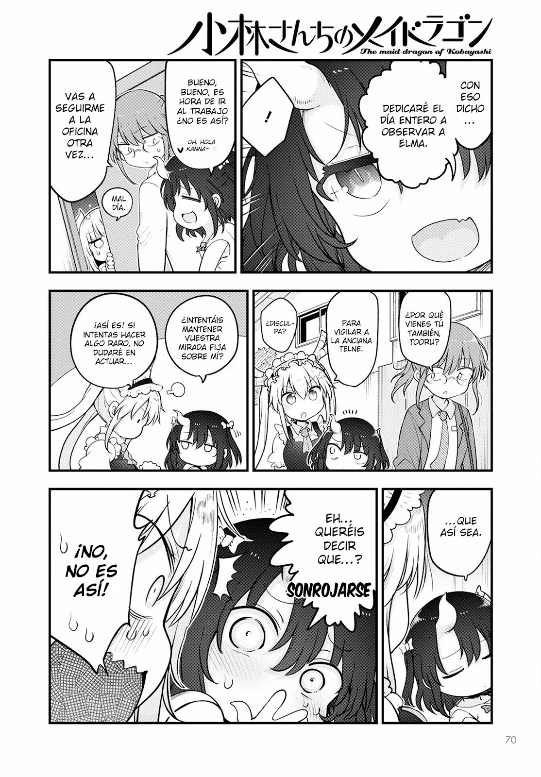 Kobayashi-san Chi no Maid Dragon Capitulo 133 página 5