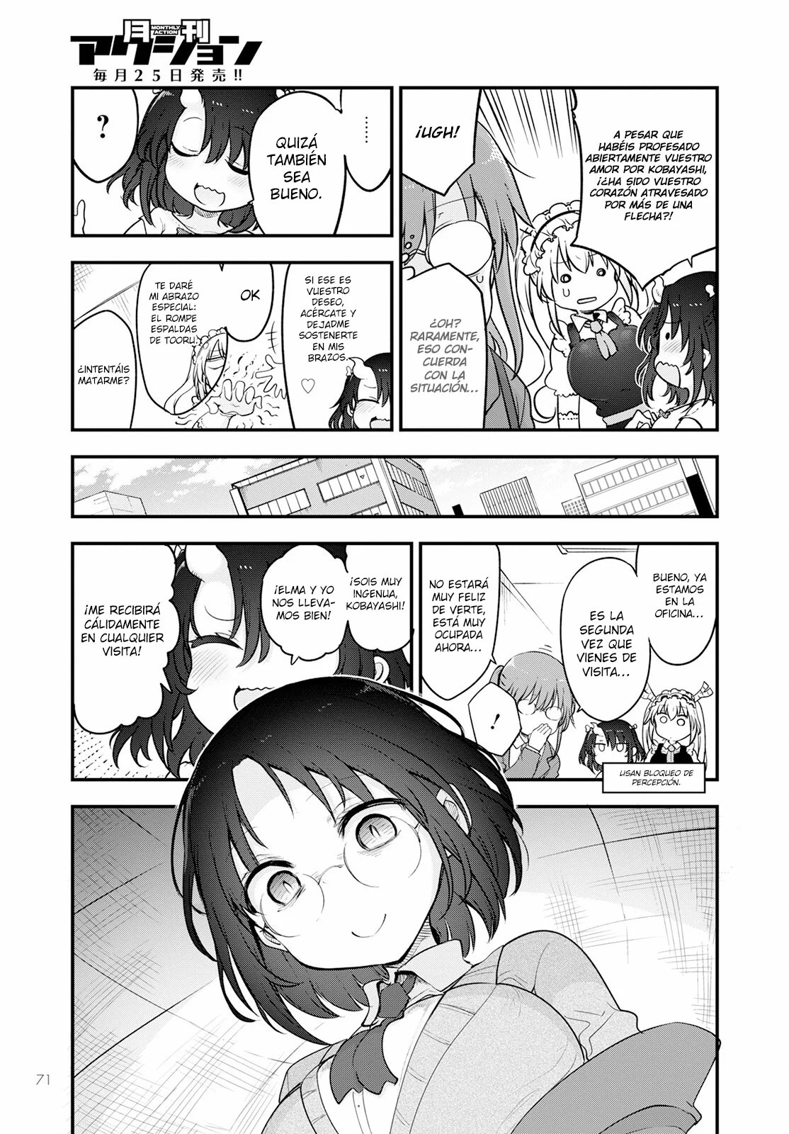 Kobayashi-san Chi no Maid Dragon Capitulo 133 página 6