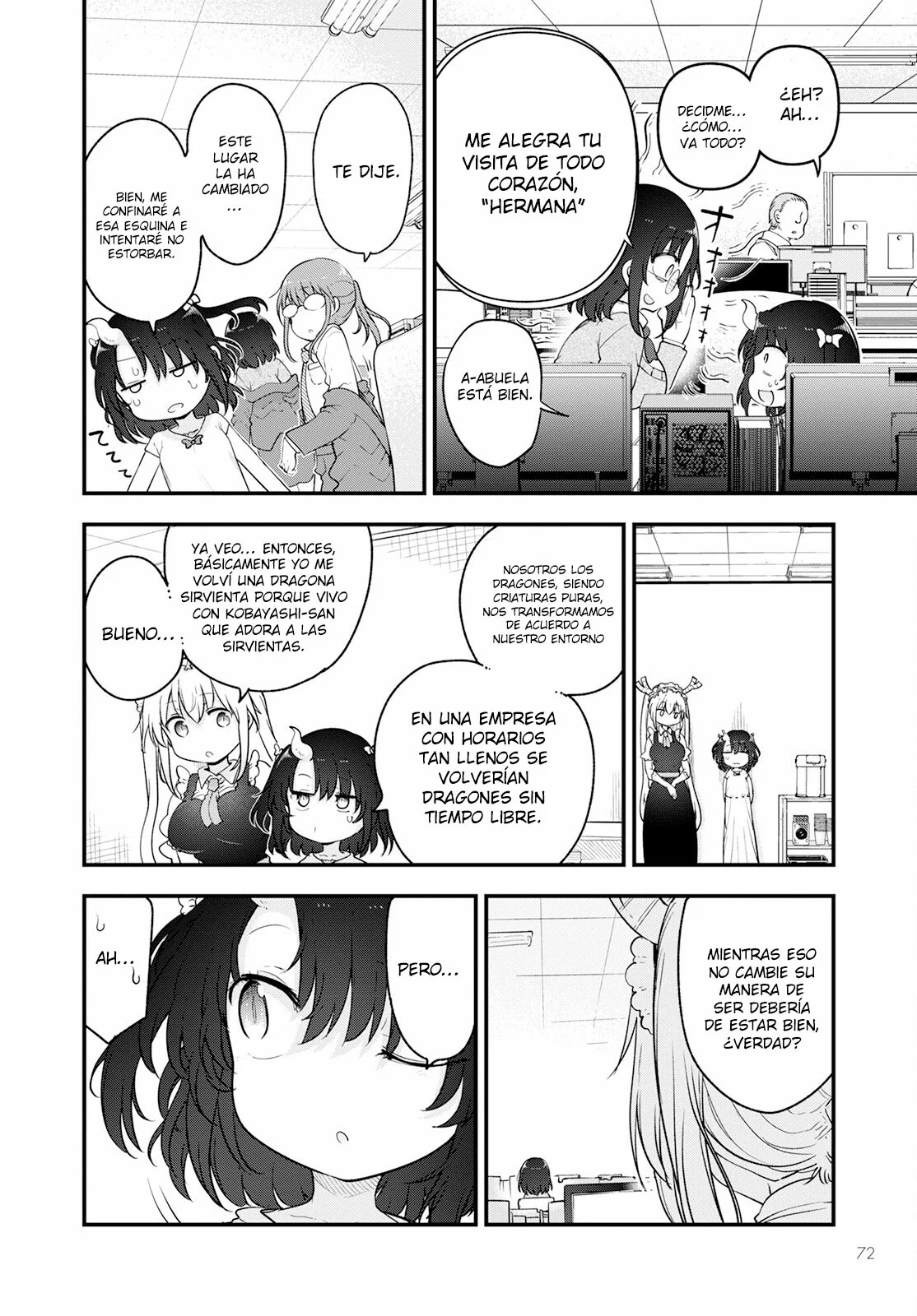 Kobayashi-san Chi no Maid Dragon Capitulo 133 página 7