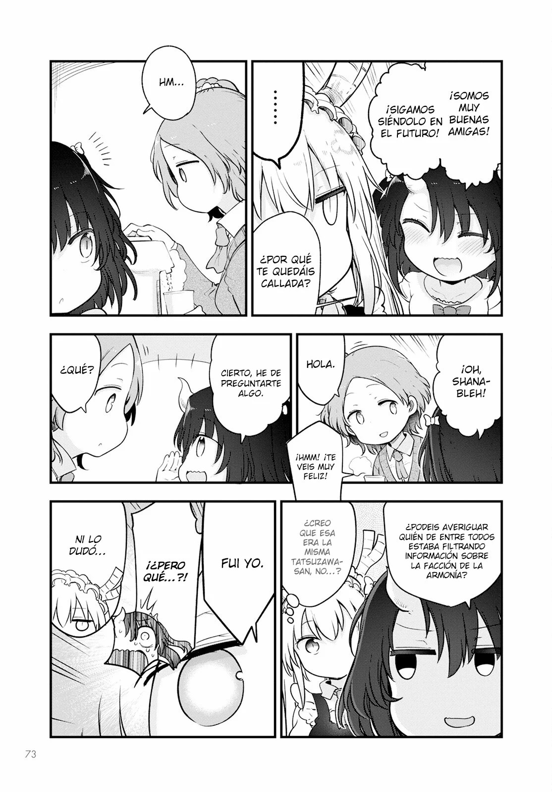 Kobayashi-san Chi no Maid Dragon Capitulo 133 página 8