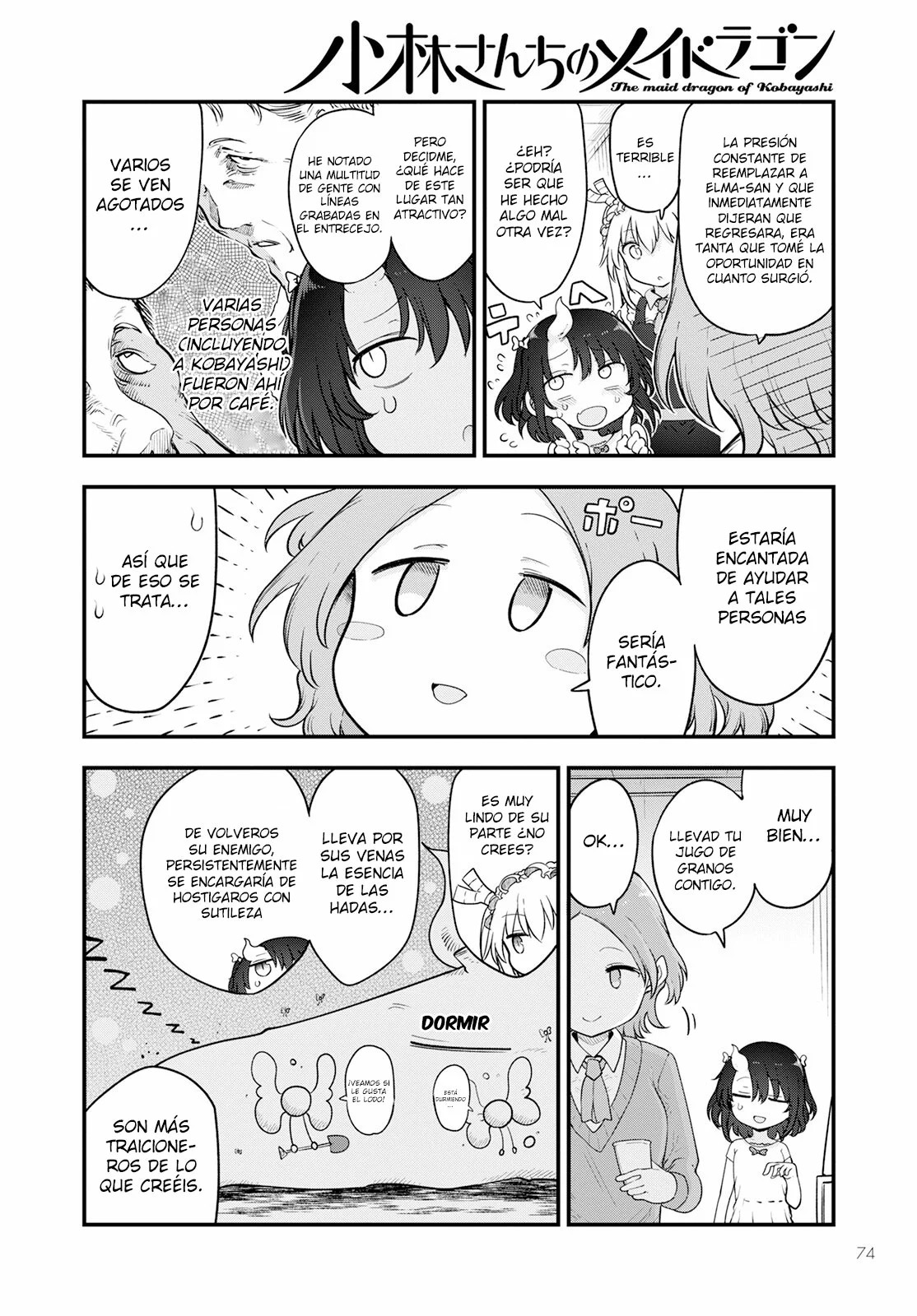 Kobayashi-san Chi no Maid Dragon Capitulo 133 página 9