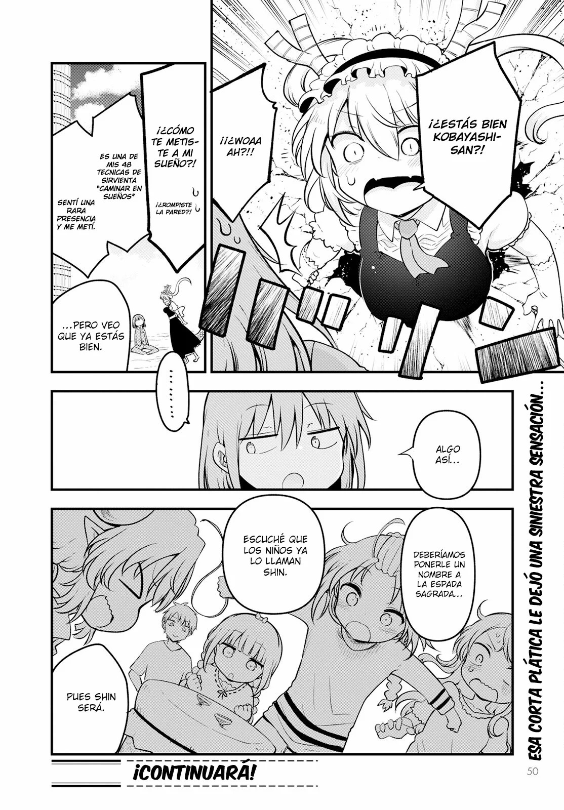 Kobayashi-san Chi no Maid Dragon Capitulo 135 página 15