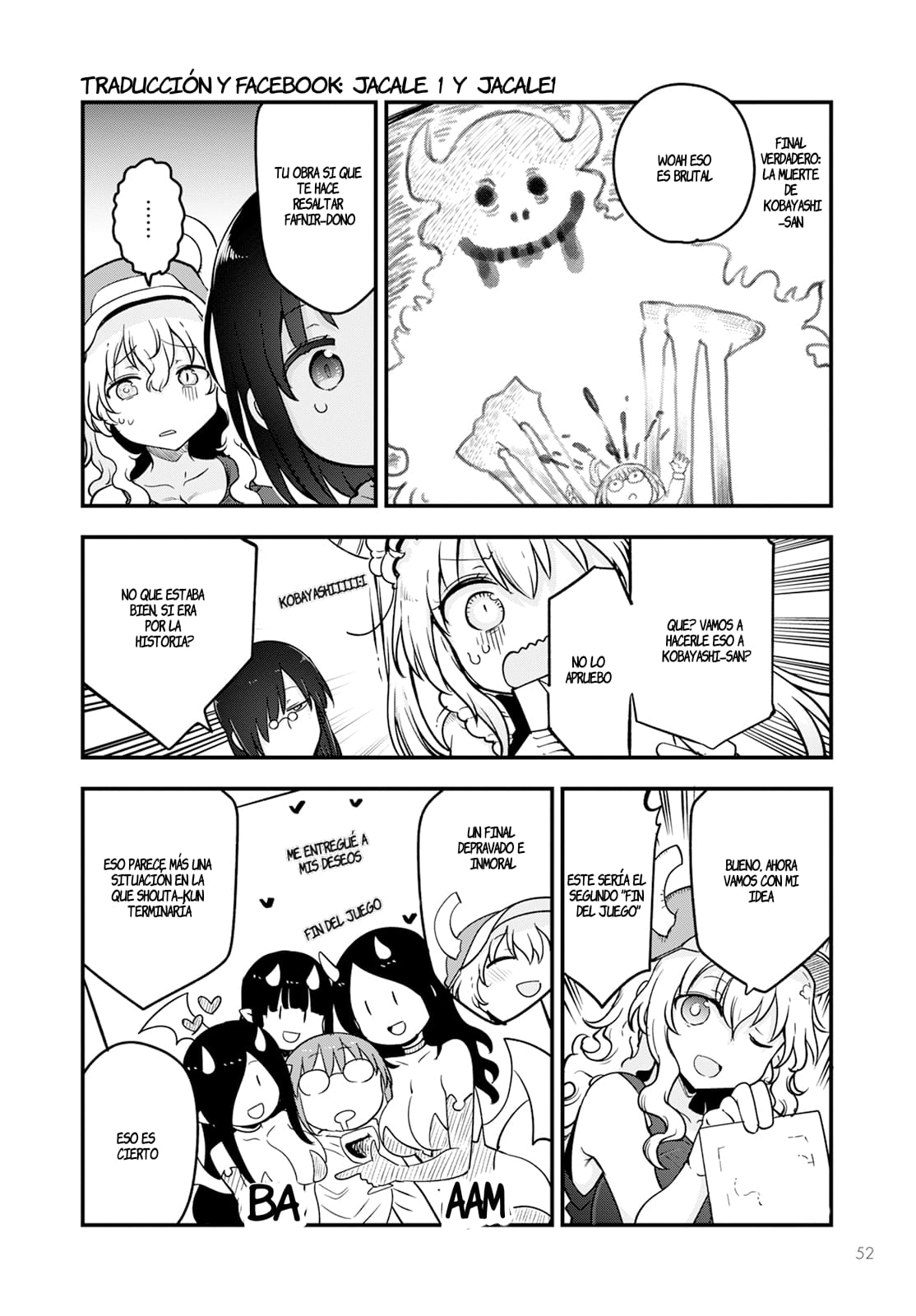 Kobayashi-san Chi no Maid Dragon Capitulo 136: Tohru y su librojuego página 10