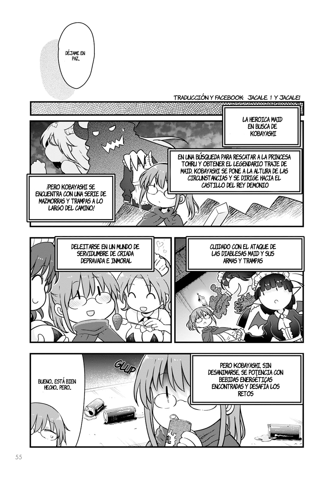 Kobayashi-san Chi no Maid Dragon Capitulo 136: Tohru y su librojuego página 13