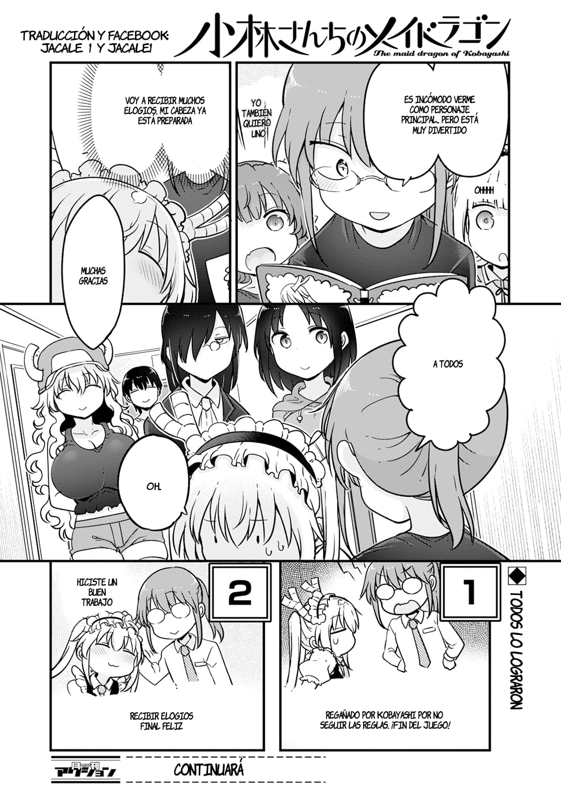 Kobayashi-san Chi no Maid Dragon Capitulo 136: Tohru y su librojuego página 14