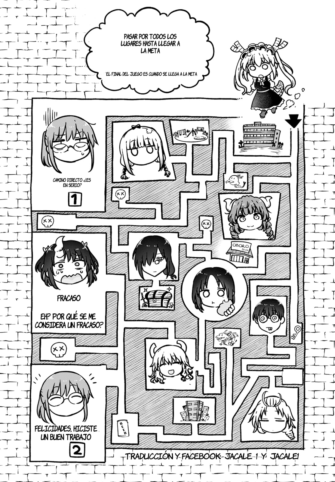 Kobayashi-san Chi no Maid Dragon Capitulo 136: Tohru y su librojuego página 2