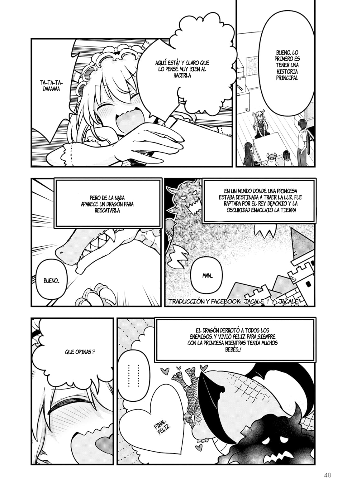 Kobayashi-san Chi no Maid Dragon Capitulo 136: Tohru y su librojuego página 6