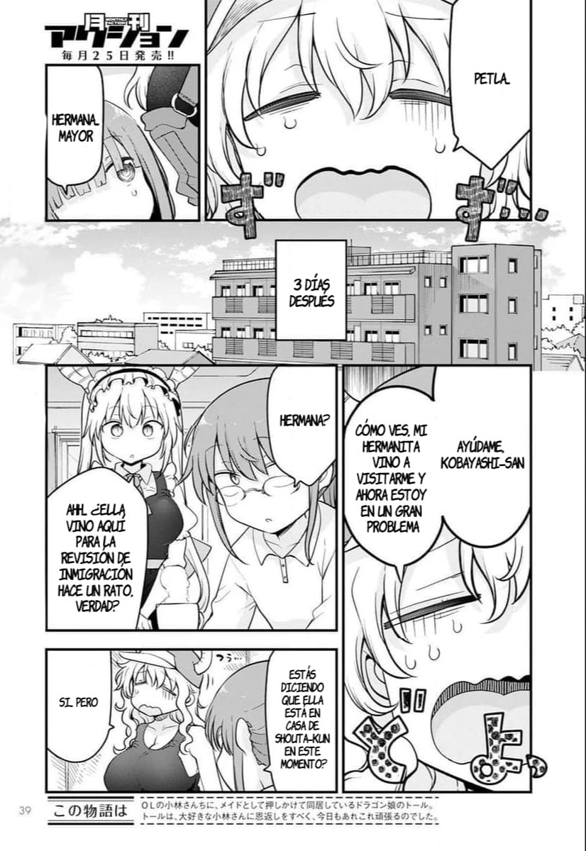 Kobayashi-san Chi no Maid Dragon Capitulo 137 página 3