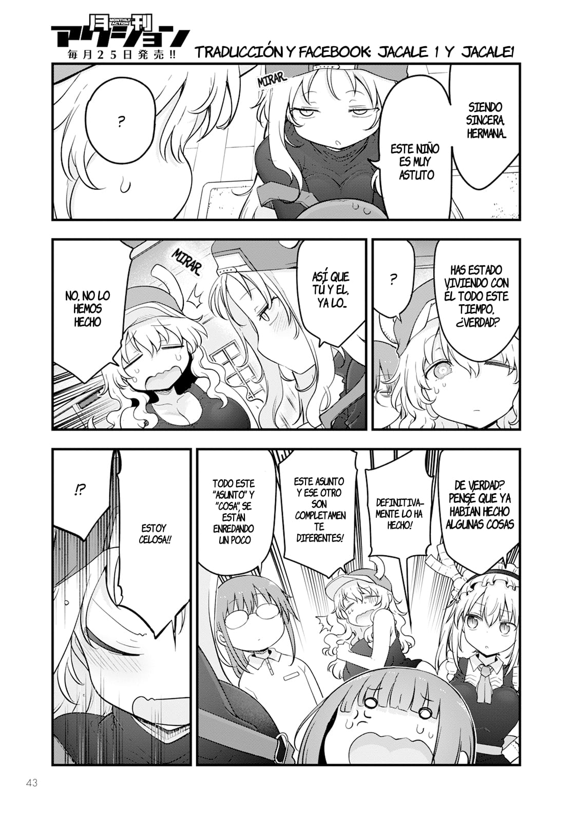 Kobayashi-san Chi no Maid Dragon Capitulo 137 página 7